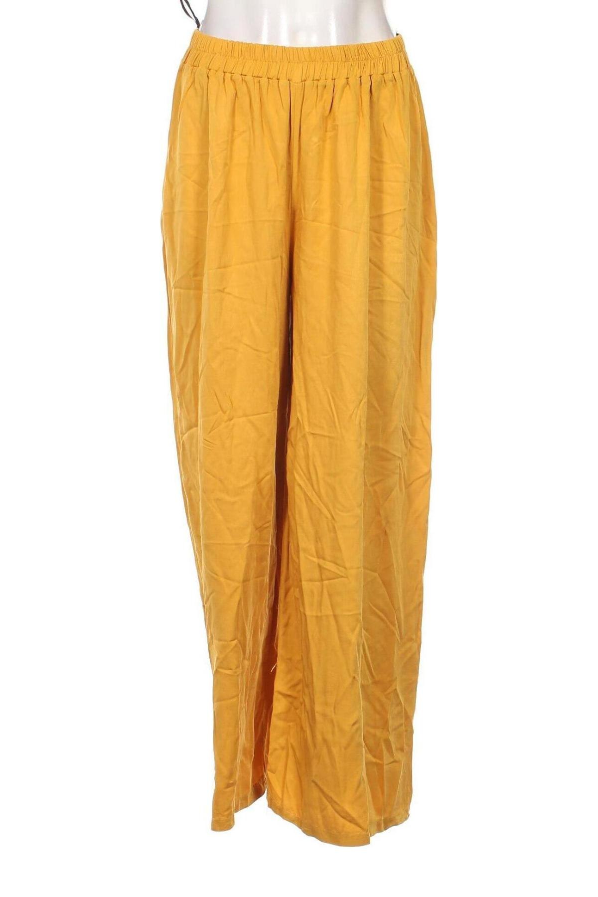 Дамски панталон Secret, Размер L, Цвят Жълт, Цена 18,77 лв.