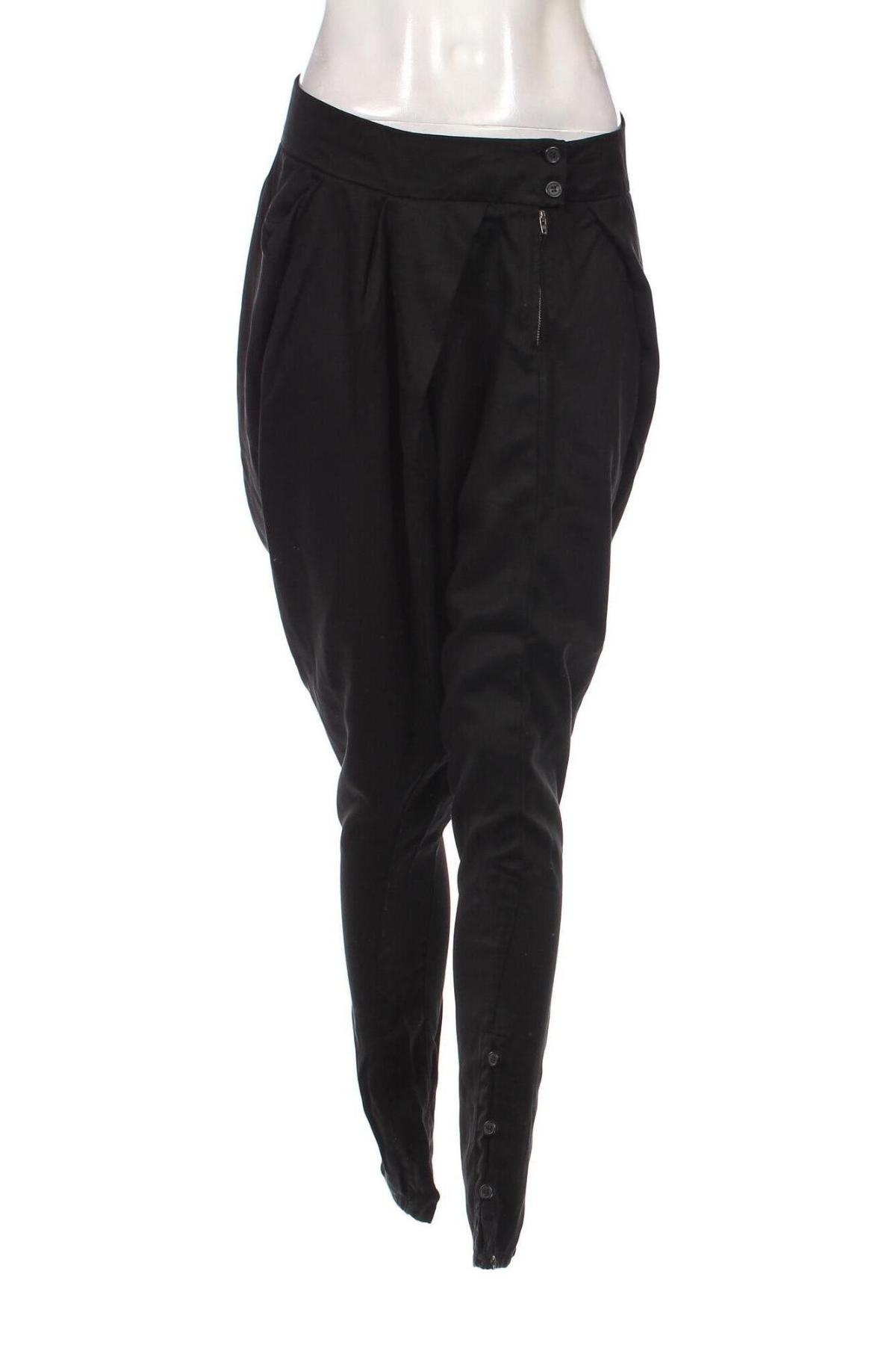 Pantaloni de femei Sisley, Mărime L, Culoare Negru, Preț 173,47 Lei