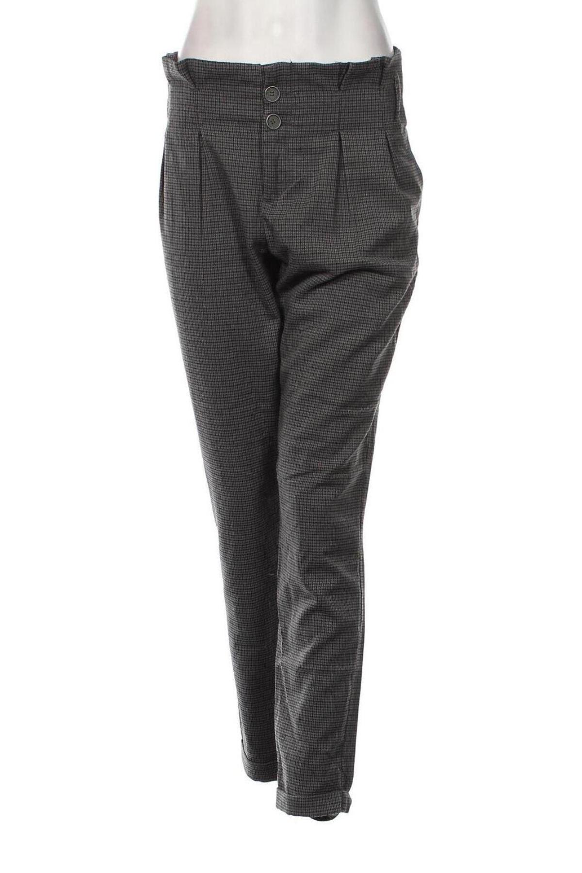 Pantaloni de femei Stradivarius, Mărime L, Culoare Gri, Preț 31,48 Lei