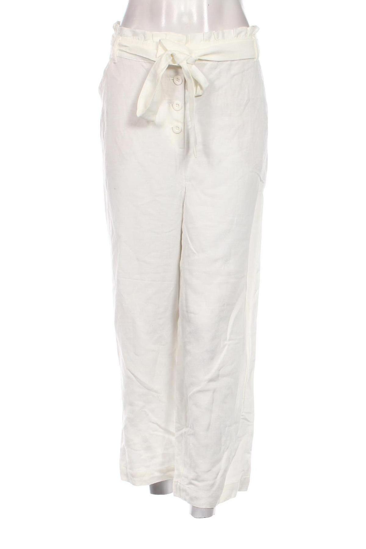 Дамски панталон Superdry, Размер L, Цвят Бял, Цена 55,12 лв.