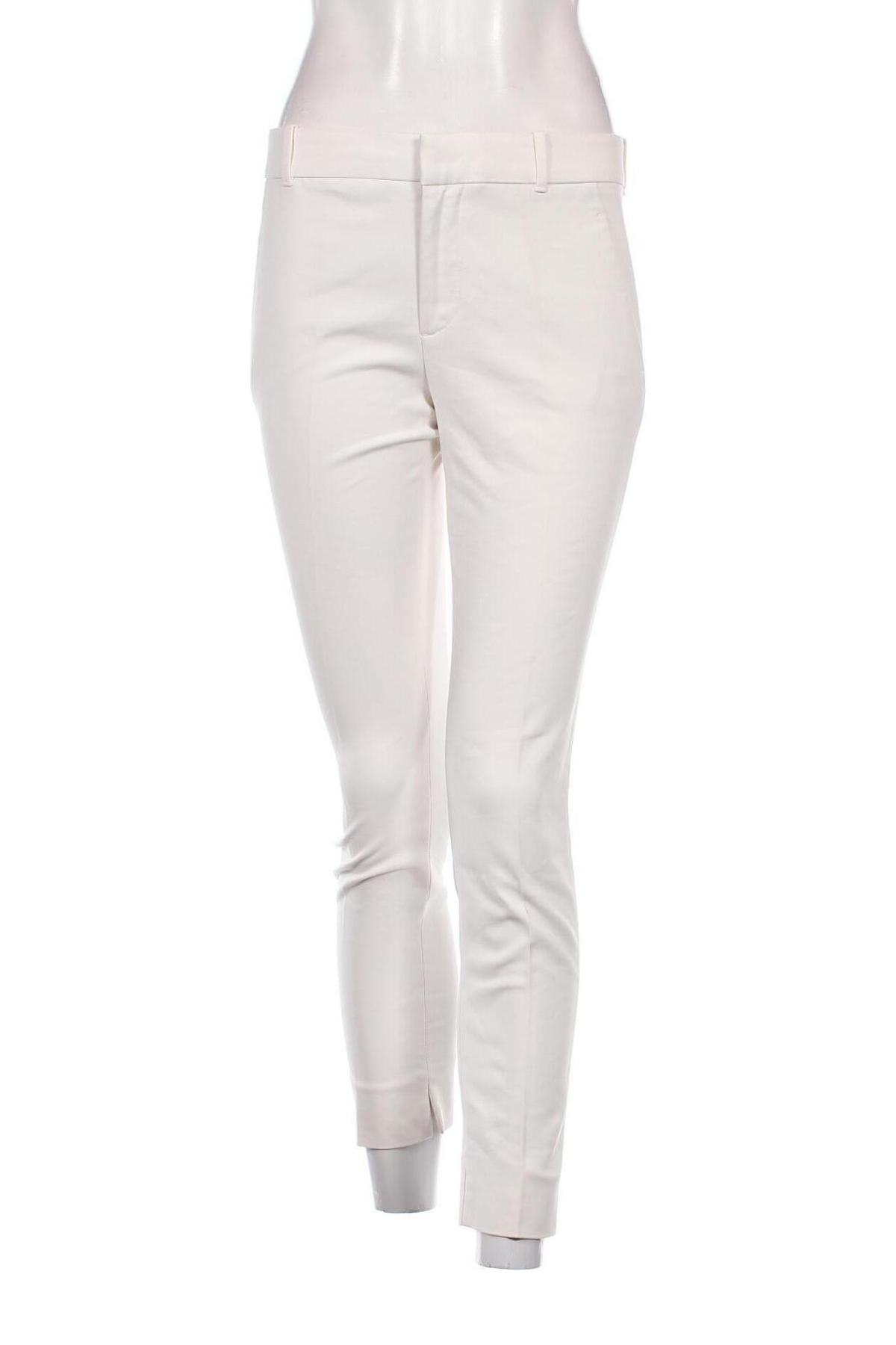 Pantaloni de femei Zara, Mărime S, Culoare Alb, Preț 41,40 Lei