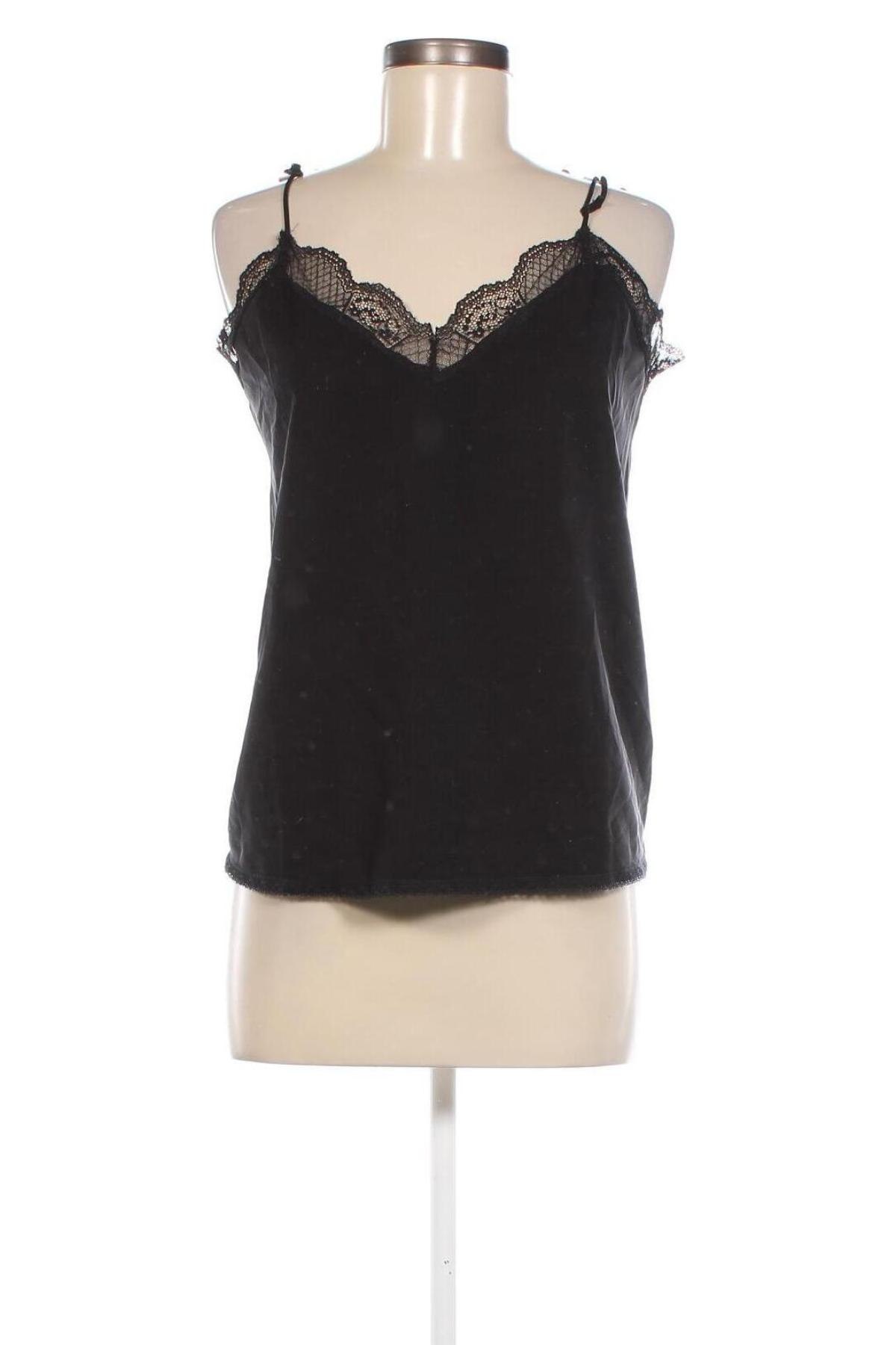 Γυναικείο αμάνικο μπλουζάκι Amisu, Μέγεθος M, Χρώμα Μαύρο, Τιμή 3,79 €