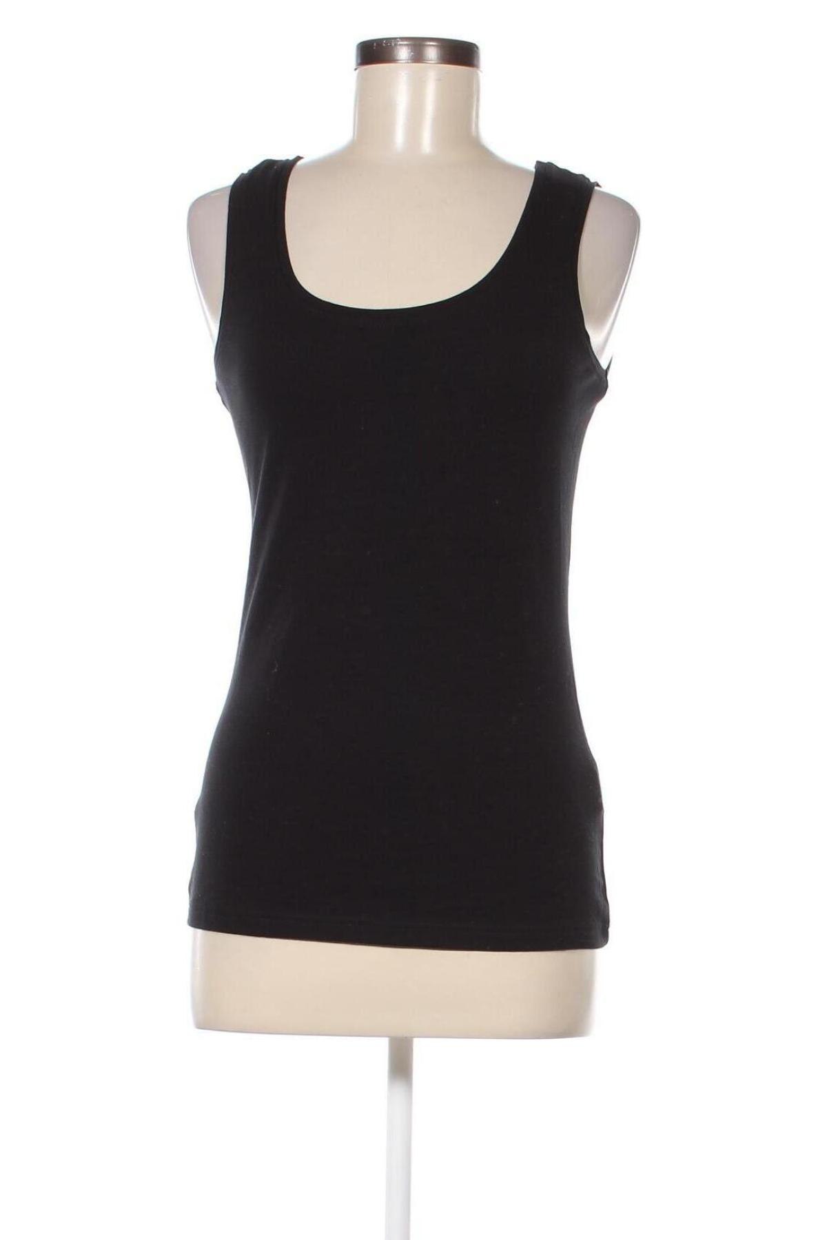 Γυναικείο αμάνικο μπλουζάκι Anna F., Μέγεθος M, Χρώμα Μαύρο, Τιμή 15,98 €