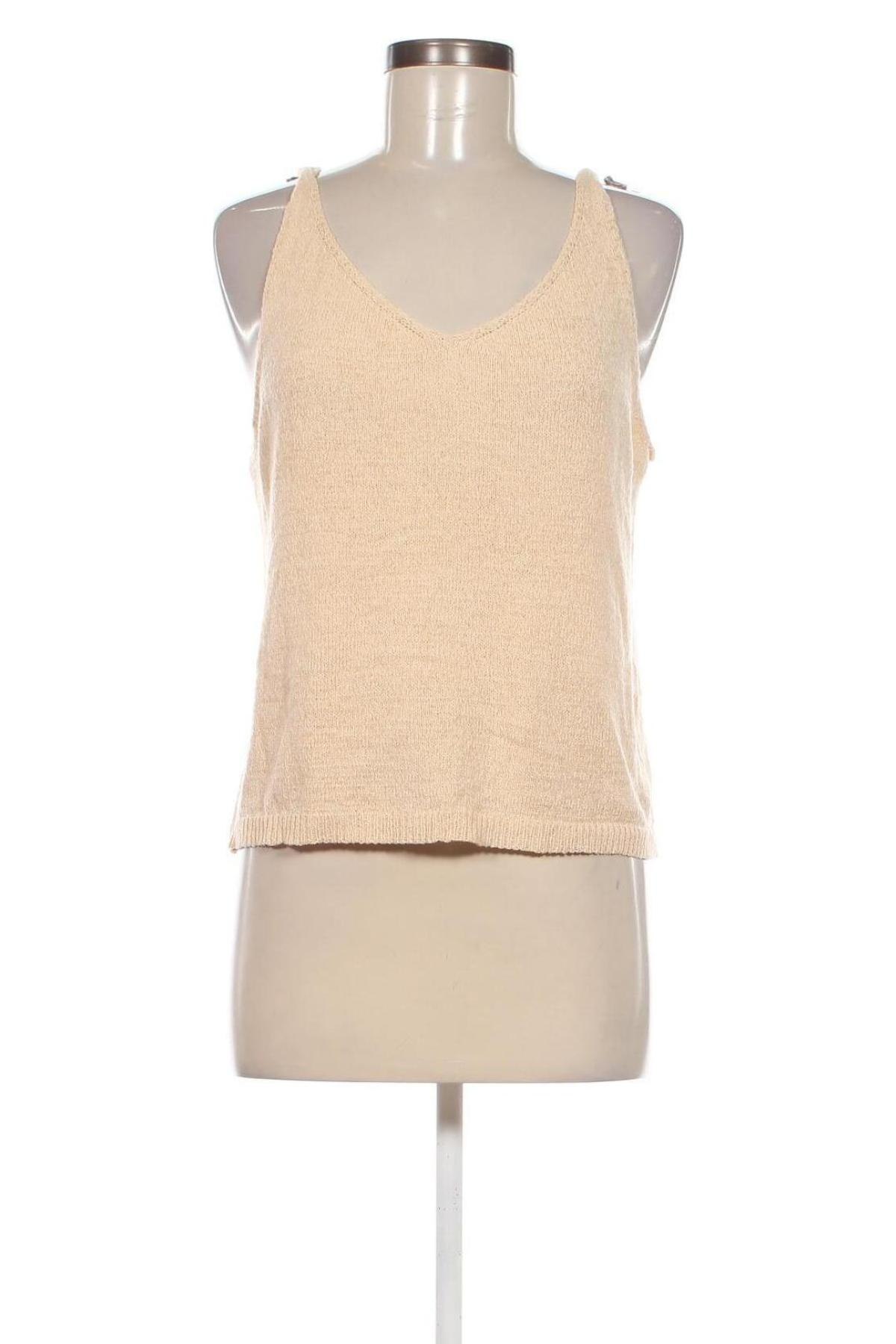 Γυναικείο αμάνικο μπλουζάκι Bik Bok, Μέγεθος M, Χρώμα Εκρού, Τιμή 3,78 €