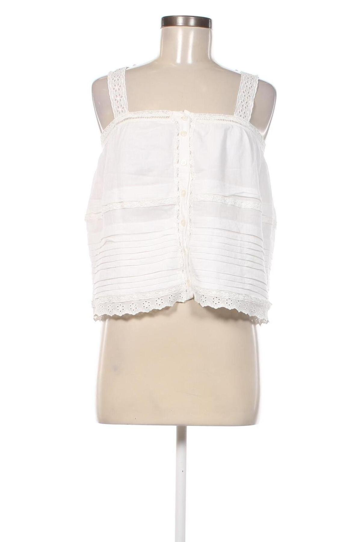 Γυναικείο αμάνικο μπλουζάκι Camaieu, Μέγεθος M, Χρώμα Λευκό, Τιμή 3,99 €