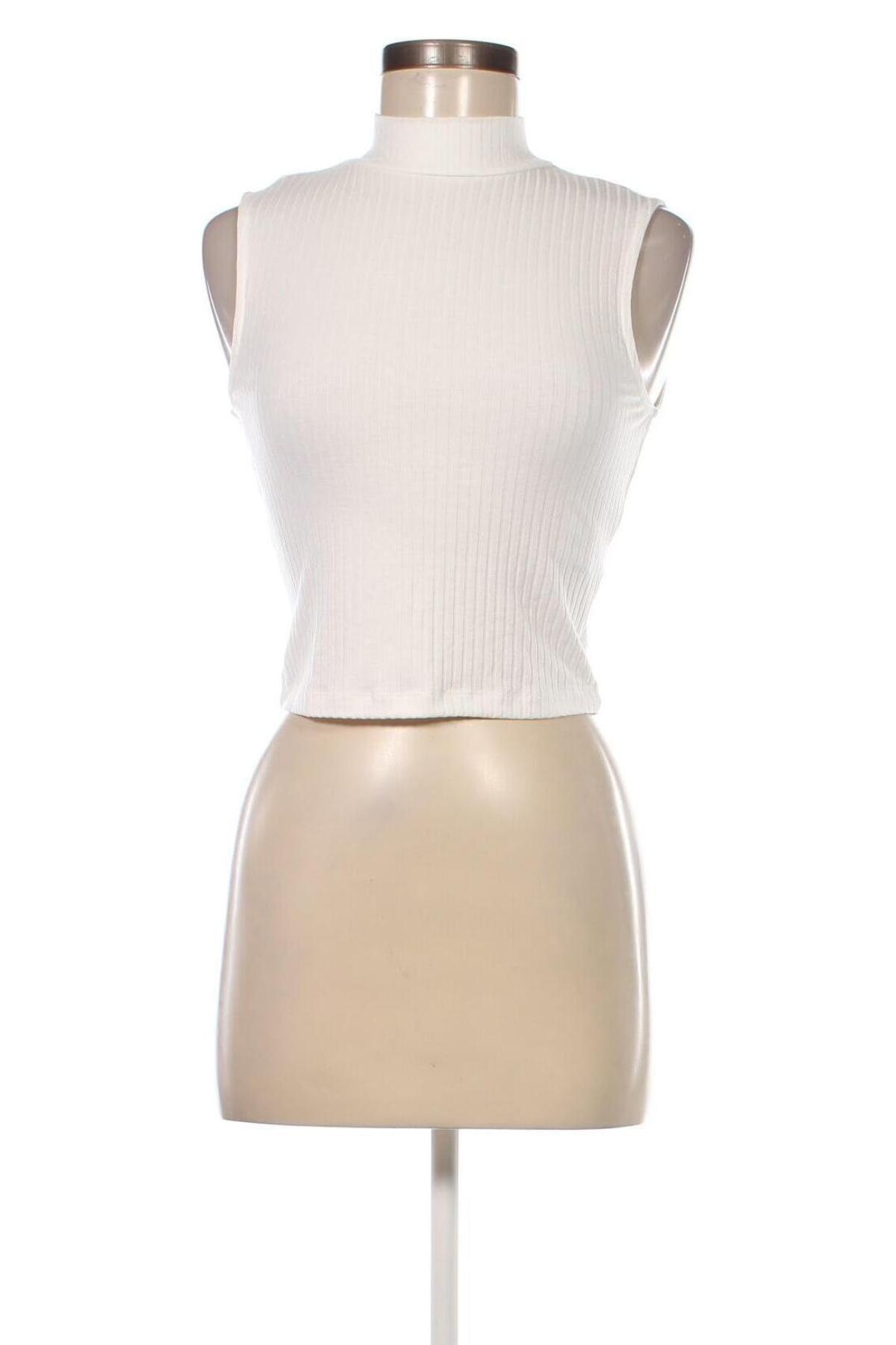 Γυναικείο αμάνικο μπλουζάκι Edited, Μέγεθος M, Χρώμα Λευκό, Τιμή 4,79 €
