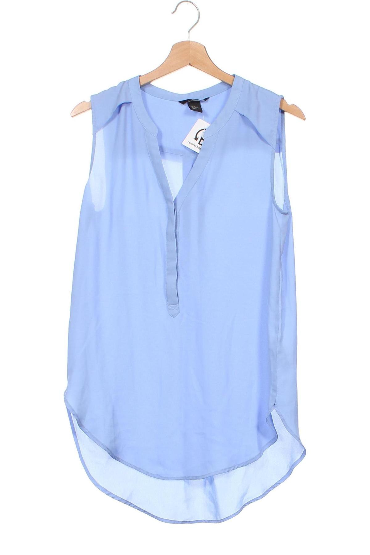 Damska koszulka na ramiączkach H&M, Rozmiar XS, Kolor Niebieski, Cena 16,99 zł