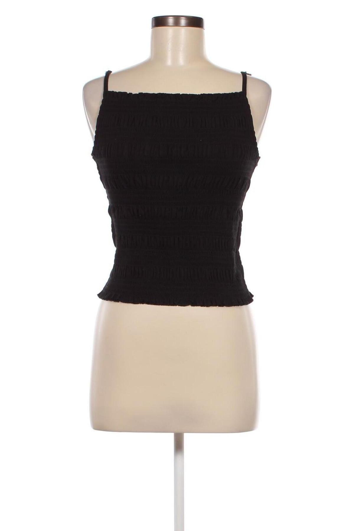 Γυναικείο αμάνικο μπλουζάκι H&M, Μέγεθος M, Χρώμα Μαύρο, Τιμή 5,13 €