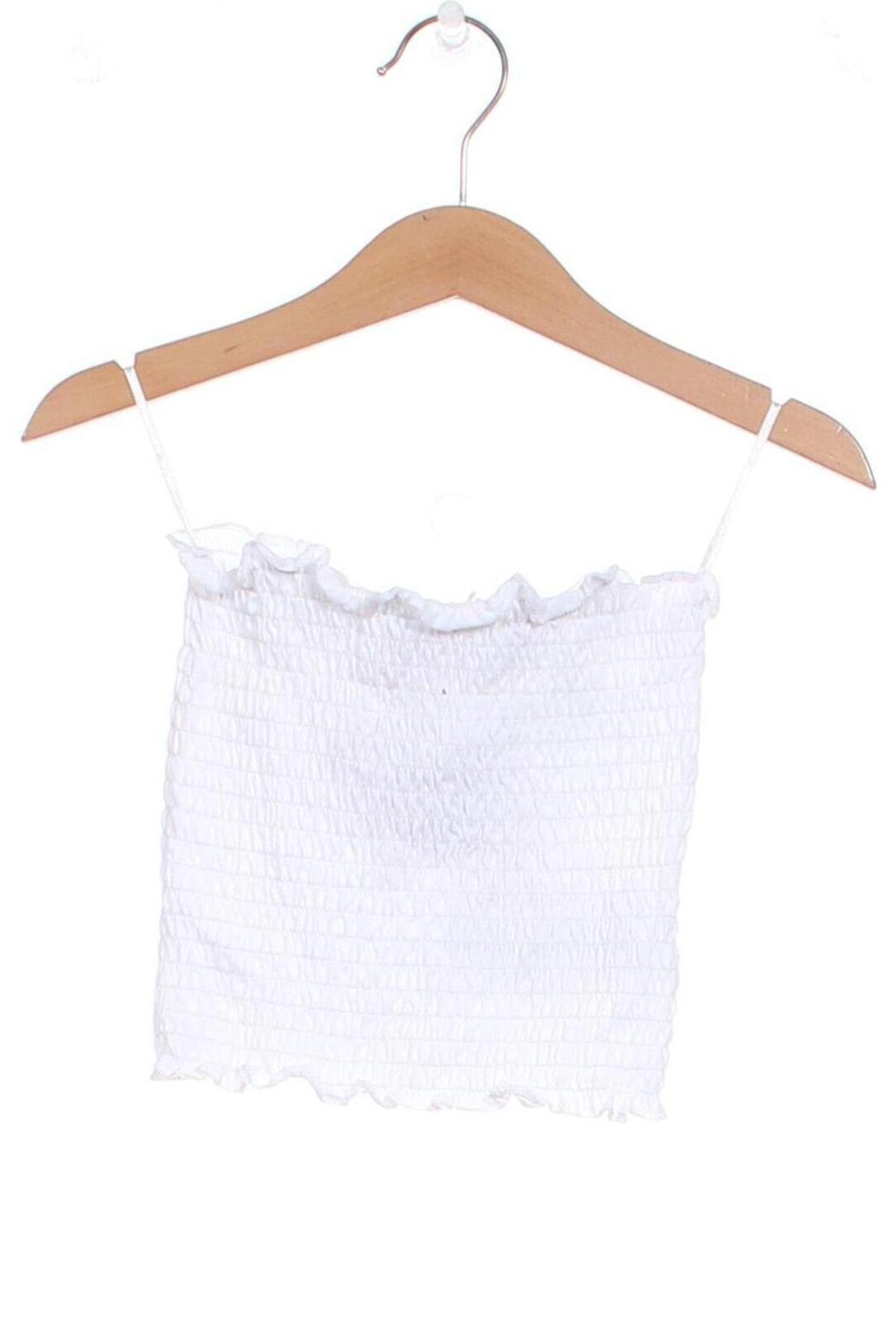 Γυναικείο αμάνικο μπλουζάκι Jennyfer, Μέγεθος XS, Χρώμα Λευκό, Τιμή 4,76 €