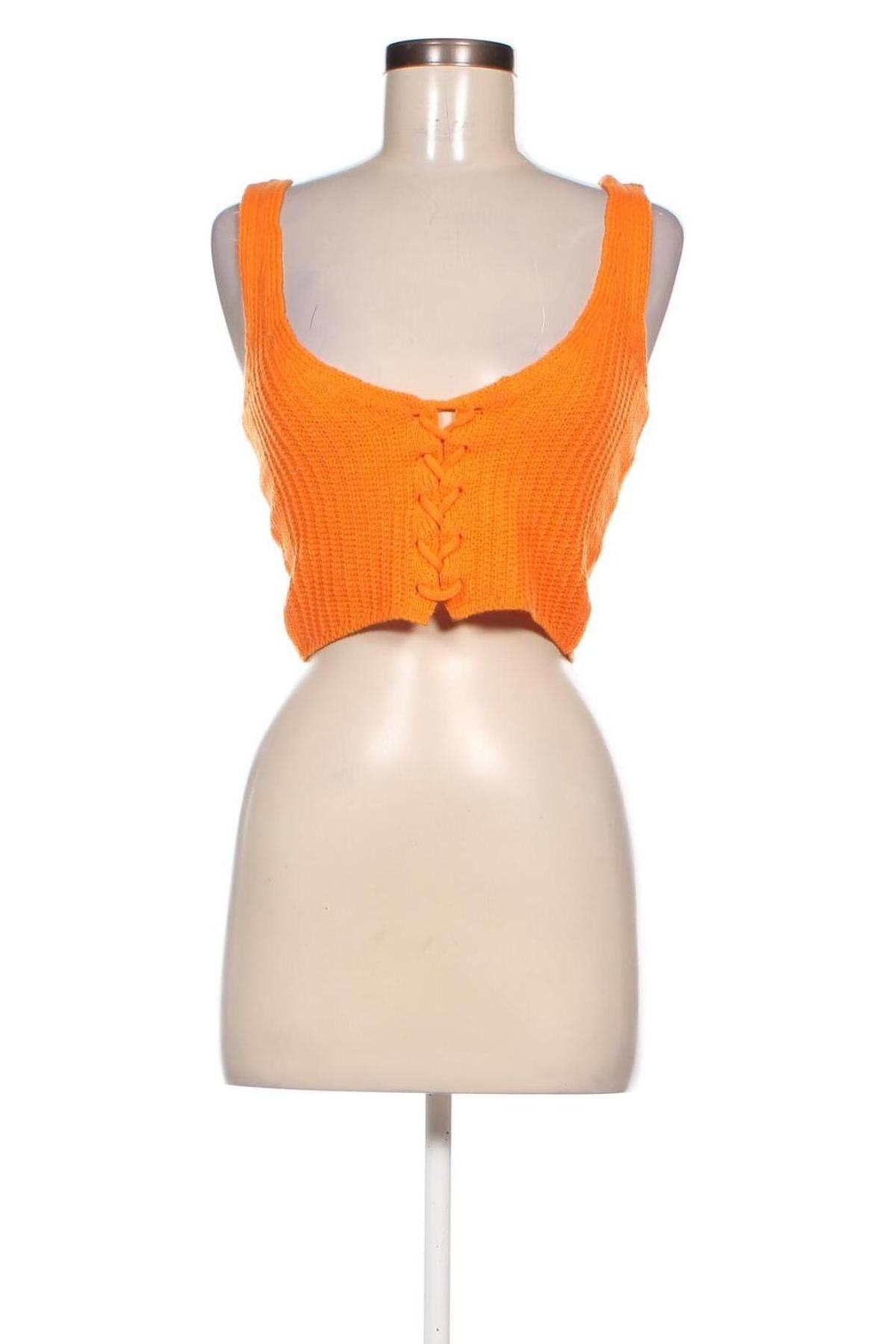 Γυναικείο αμάνικο μπλουζάκι Noisy May, Μέγεθος M, Χρώμα Πορτοκαλί, Τιμή 6,12 €