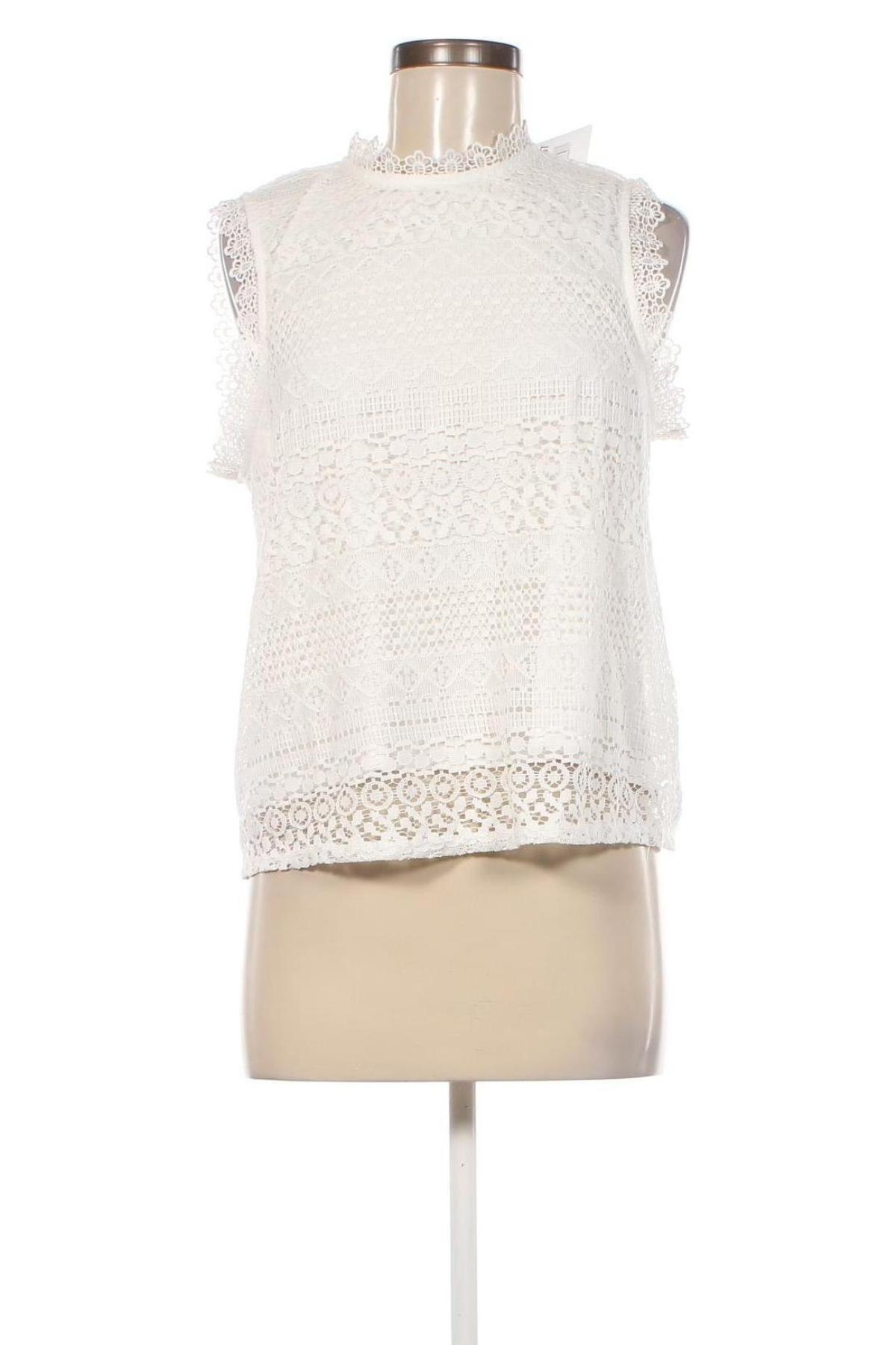Γυναικείο αμάνικο μπλουζάκι ONLY, Μέγεθος L, Χρώμα Λευκό, Τιμή 15,98 €