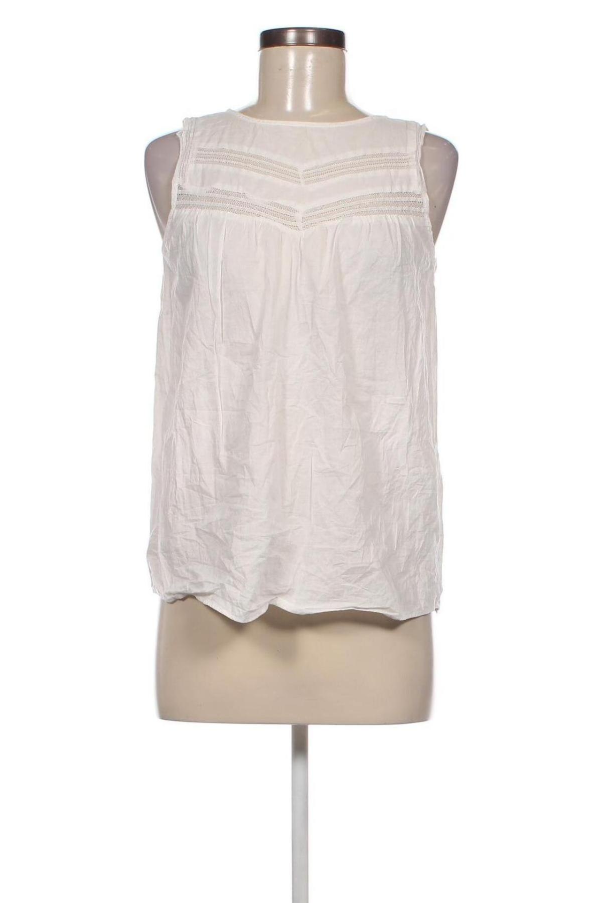 Γυναικείο αμάνικο μπλουζάκι Orsay, Μέγεθος S, Χρώμα Λευκό, Τιμή 3,39 €