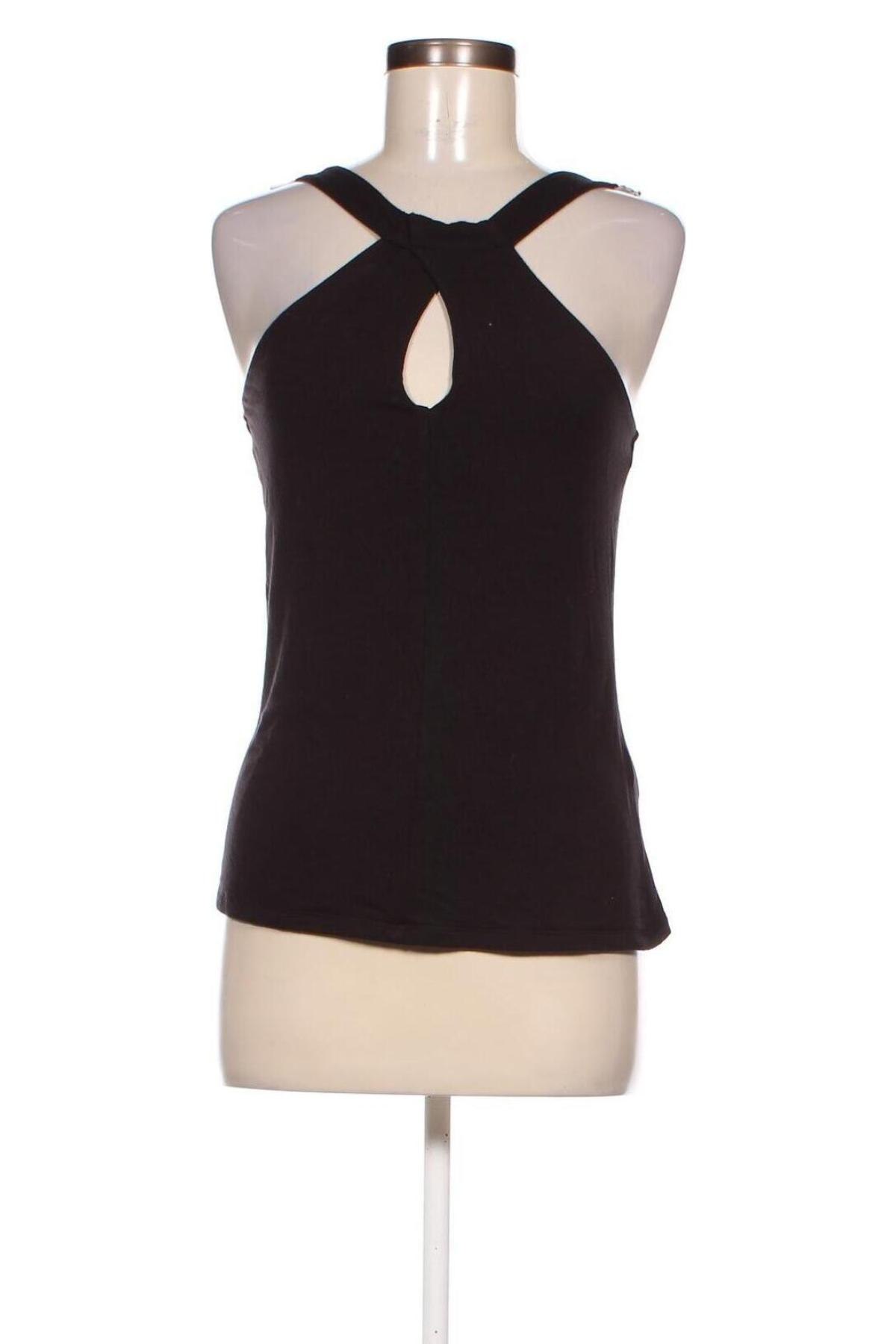Γυναικείο αμάνικο μπλουζάκι Orsay, Μέγεθος M, Χρώμα Μαύρο, Τιμή 9,03 €