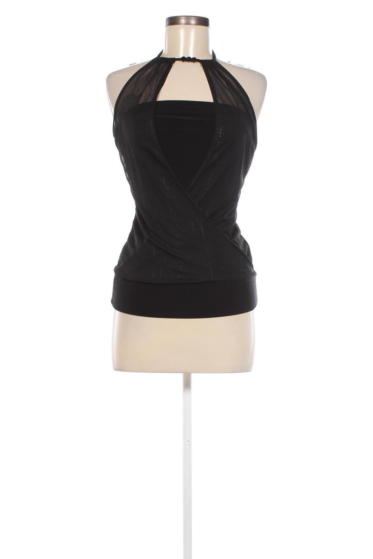 Γυναικείο αμάνικο μπλουζάκι Orsay, Μέγεθος M, Χρώμα Μαύρο, Τιμή 4,00 €