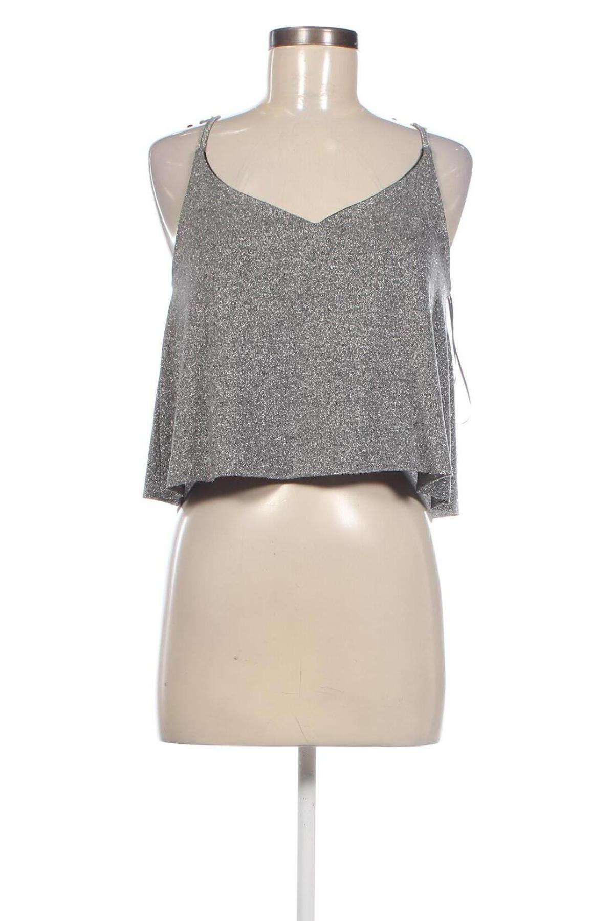 Γυναικείο αμάνικο μπλουζάκι Pimkie, Μέγεθος M, Χρώμα Γκρί, Τιμή 3,36 €