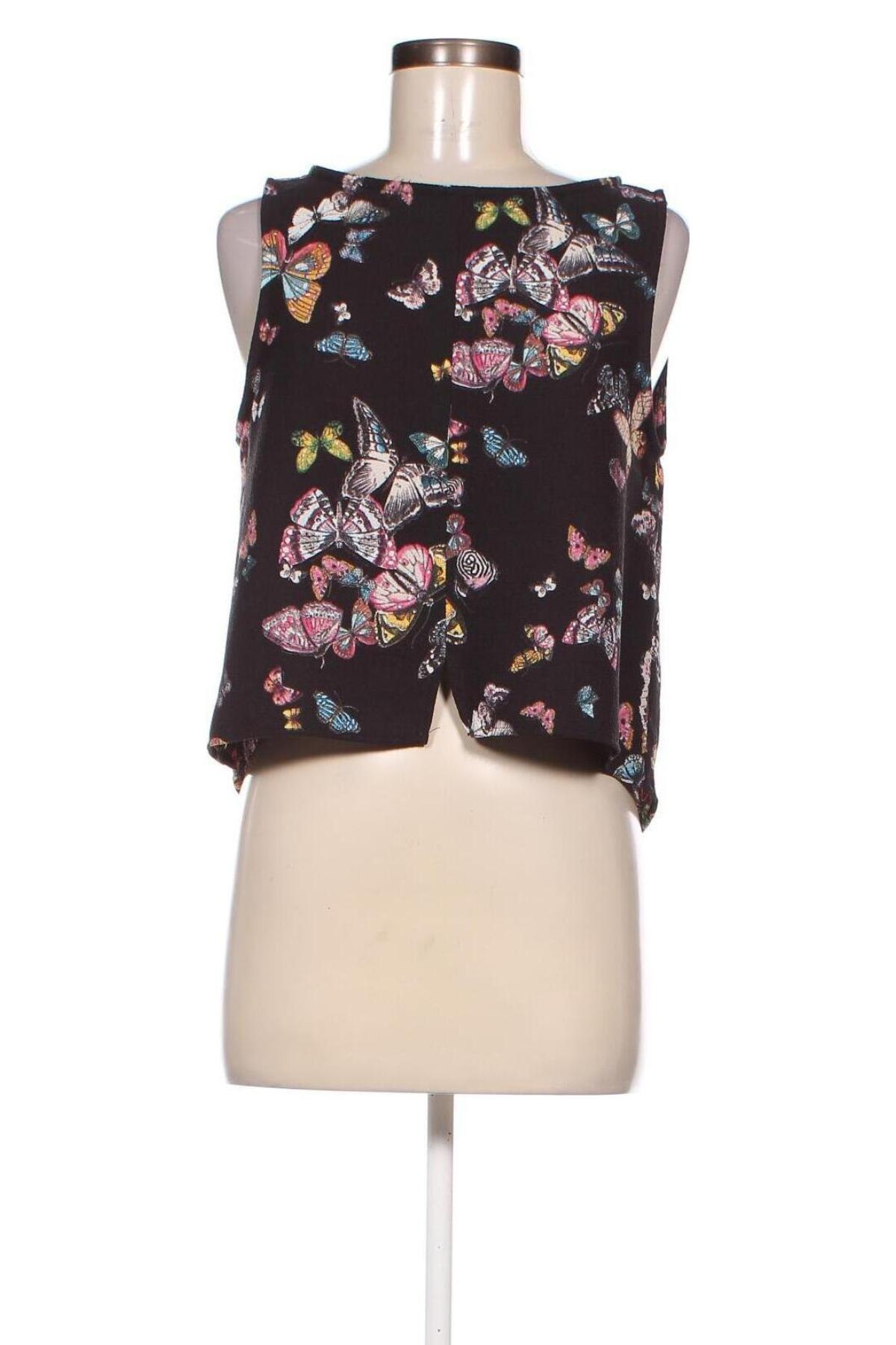Γυναικείο αμάνικο μπλουζάκι Pull&Bear, Μέγεθος L, Χρώμα Πολύχρωμο, Τιμή 12,63 €