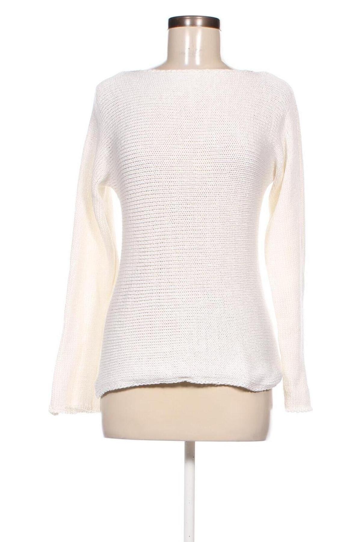 Дамски пуловер, Размер M, Цвят Бял, Цена 18,87 лв.
