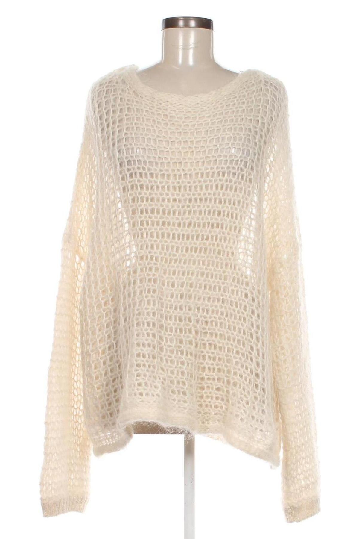 Γυναικείο πουλόβερ, Μέγεθος XL, Χρώμα Εκρού, Τιμή 8,43 €
