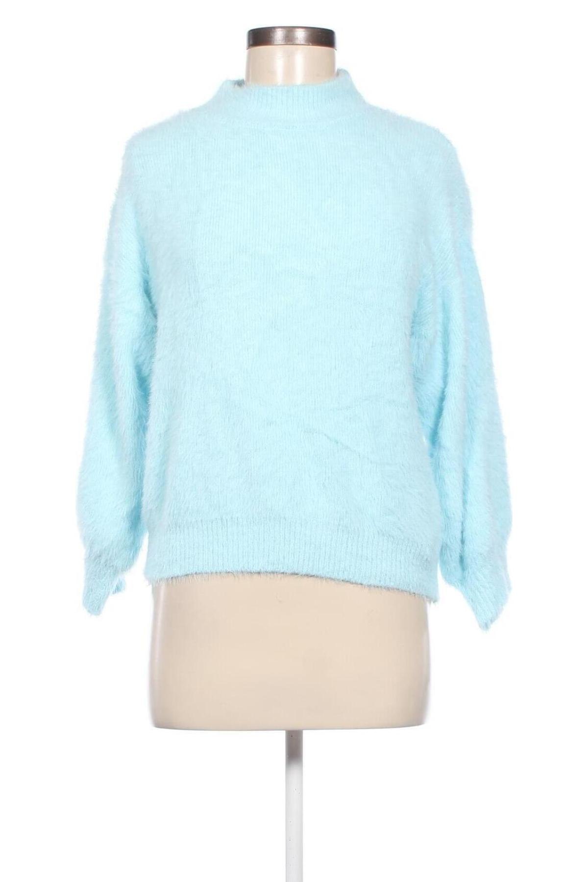 Дамски пуловер, Размер M, Цвят Син, Цена 12,47 лв.