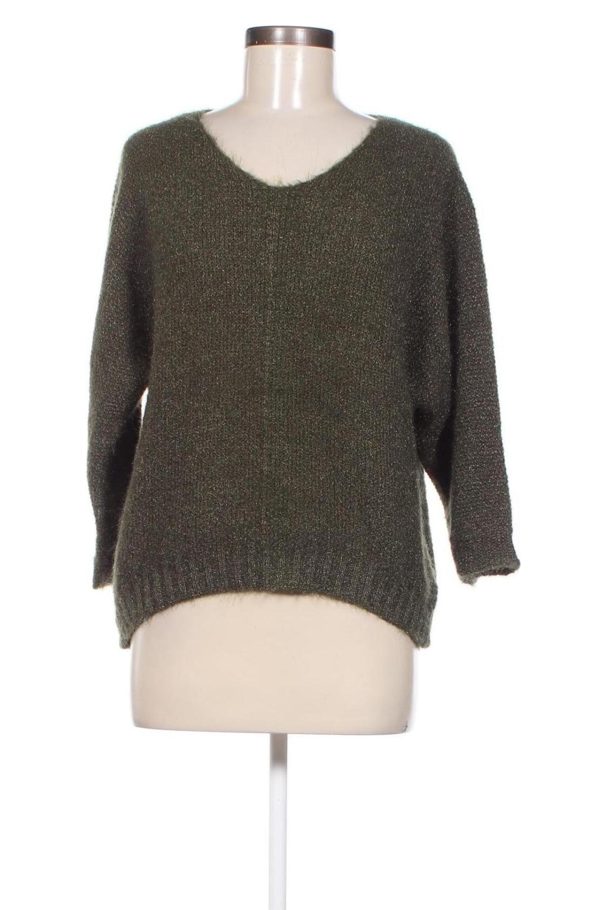 Damenpullover, Größe L, Farbe Grün, Preis € 7,29