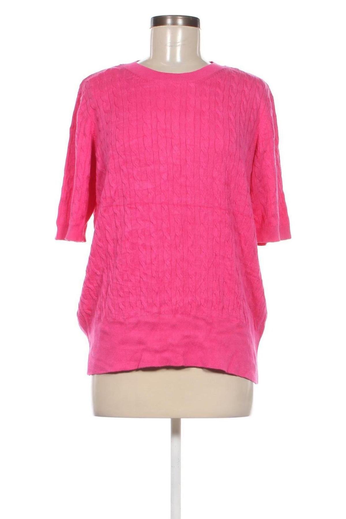 Дамски пуловер, Размер L, Цвят Розов, Цена 13,34 лв.