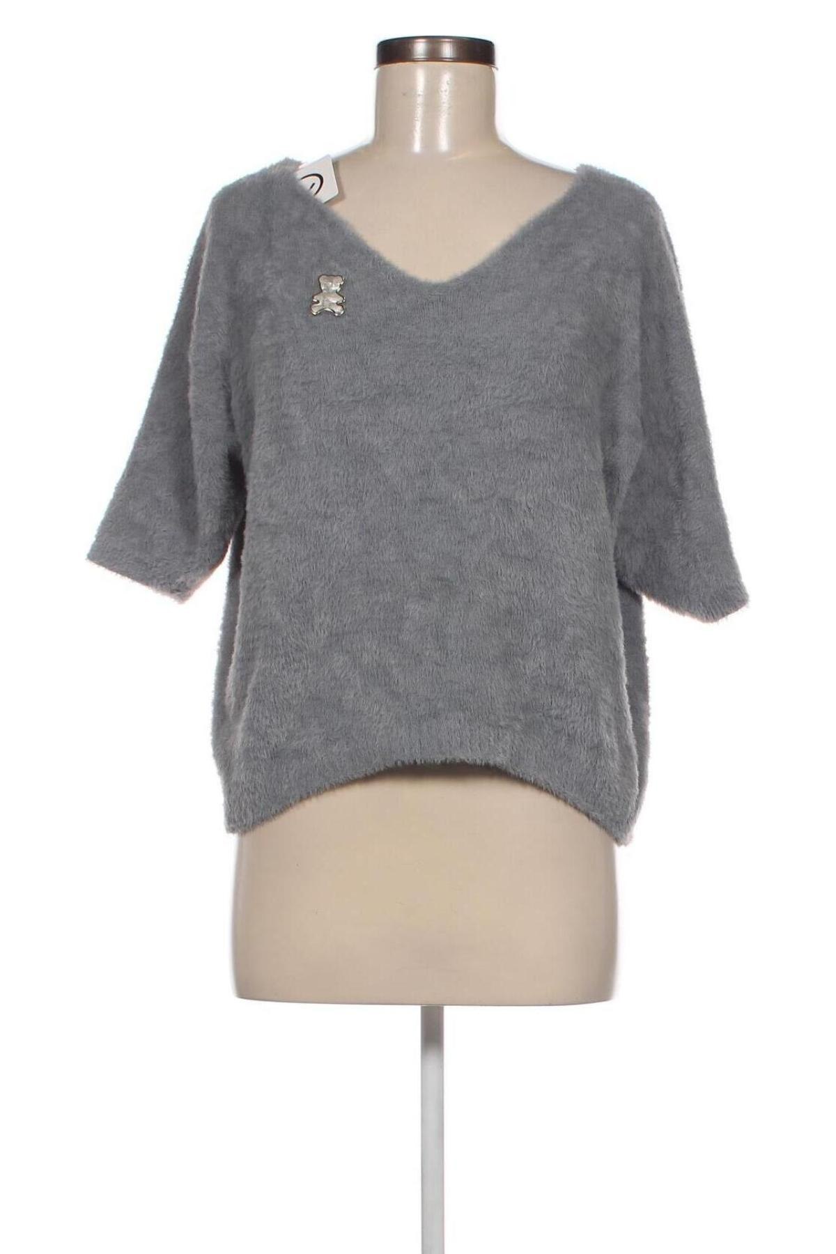 Damenpullover, Größe M, Farbe Grau, Preis 8,99 €