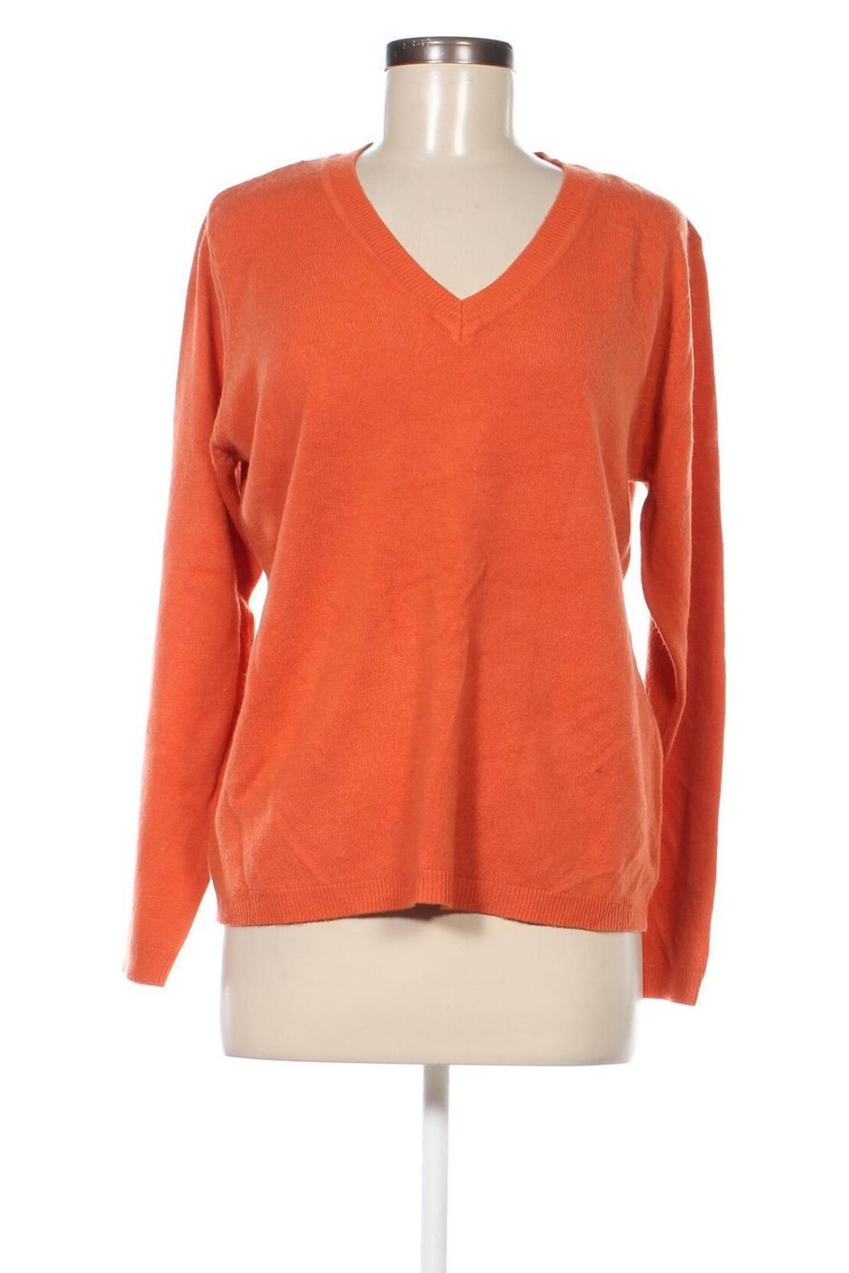 Damenpullover, Größe L, Farbe Orange, Preis € 7,49