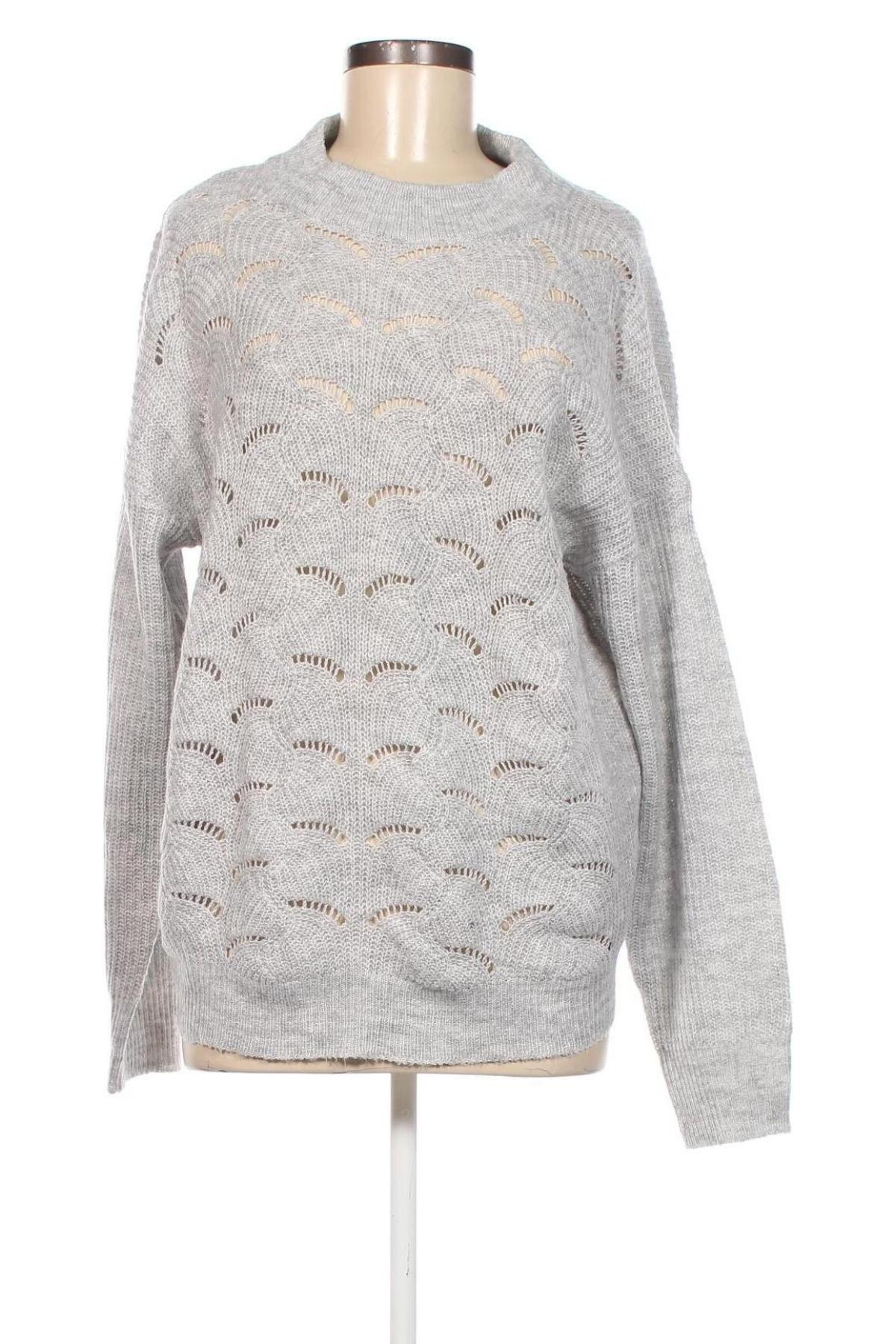 Γυναικείο πουλόβερ, Μέγεθος L, Χρώμα Γκρί, Τιμή 7,71 €