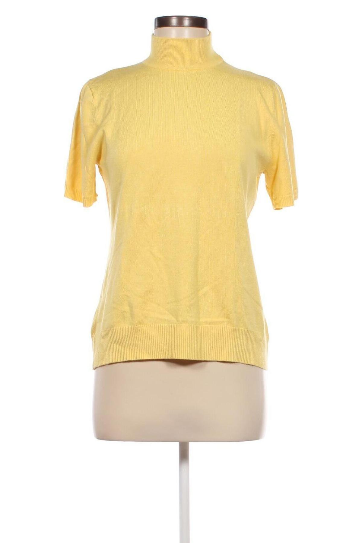 Дамски пуловер, Размер L, Цвят Жълт, Цена 17,60 лв.