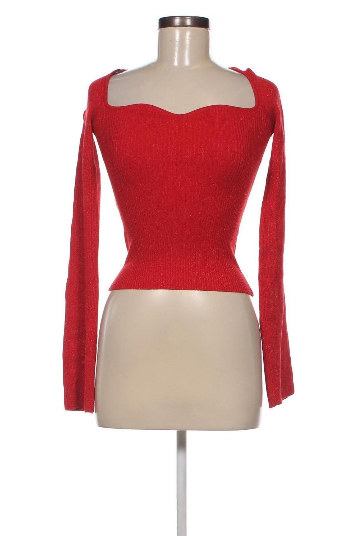 Γυναικείο πουλόβερ Amisu, Μέγεθος S, Χρώμα Κόκκινο, Τιμή 7,18 €