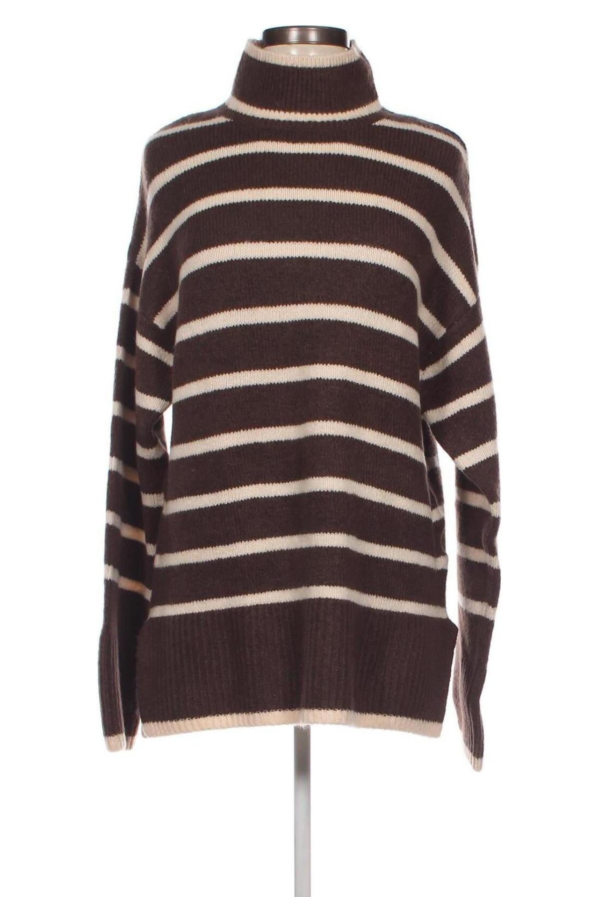 Дамски пуловер Amisu, Размер M, Цвят Кафяв, Цена 17,60 лв.