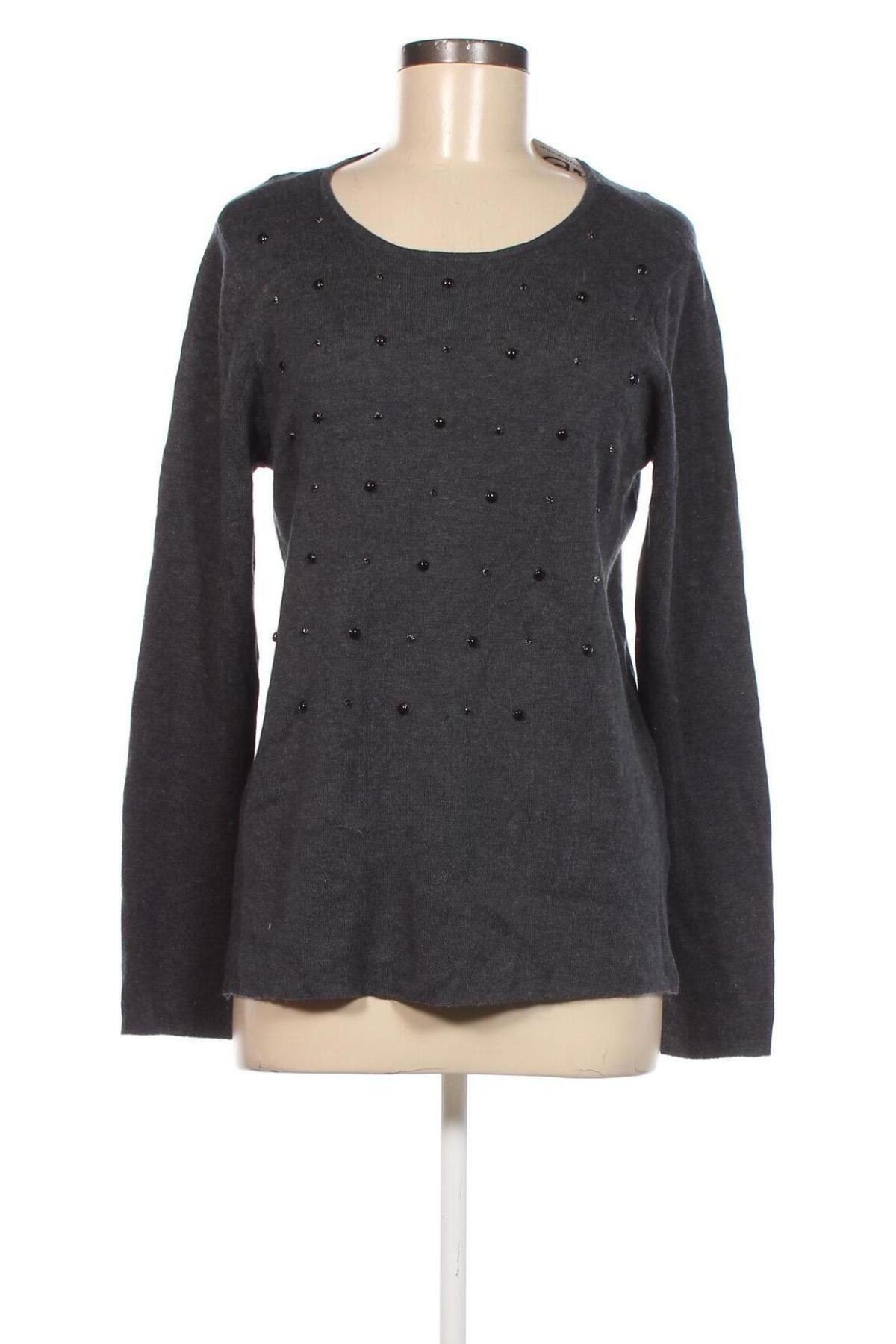 Дамски пуловер Barbara Lebek, Размер L, Цвят Сив, Цена 34,10 лв.