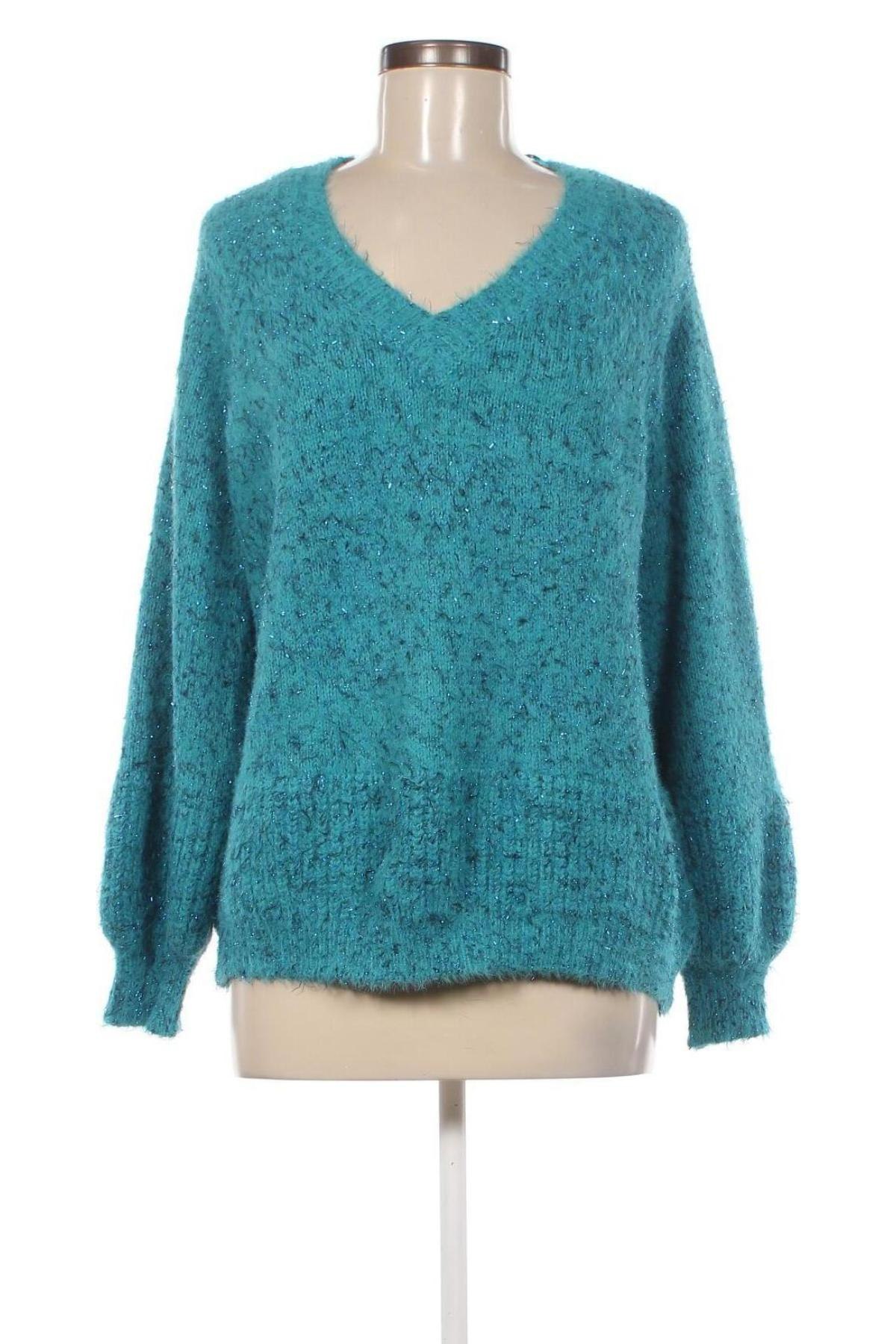 Дамски пуловер Bel&Bo, Размер XL, Цвят Син, Цена 15,37 лв.