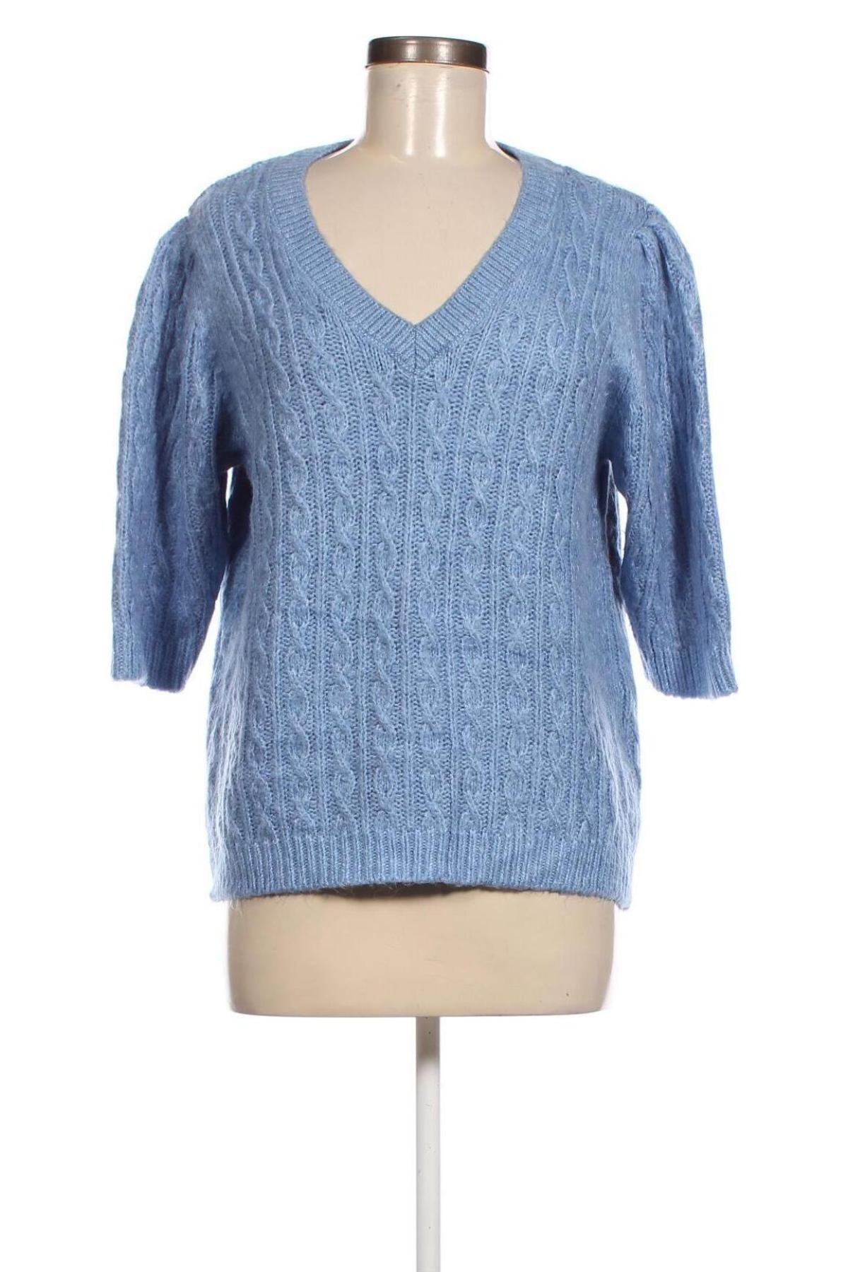 Дамски пуловер Bel&Bo, Размер L, Цвят Син, Цена 12,47 лв.