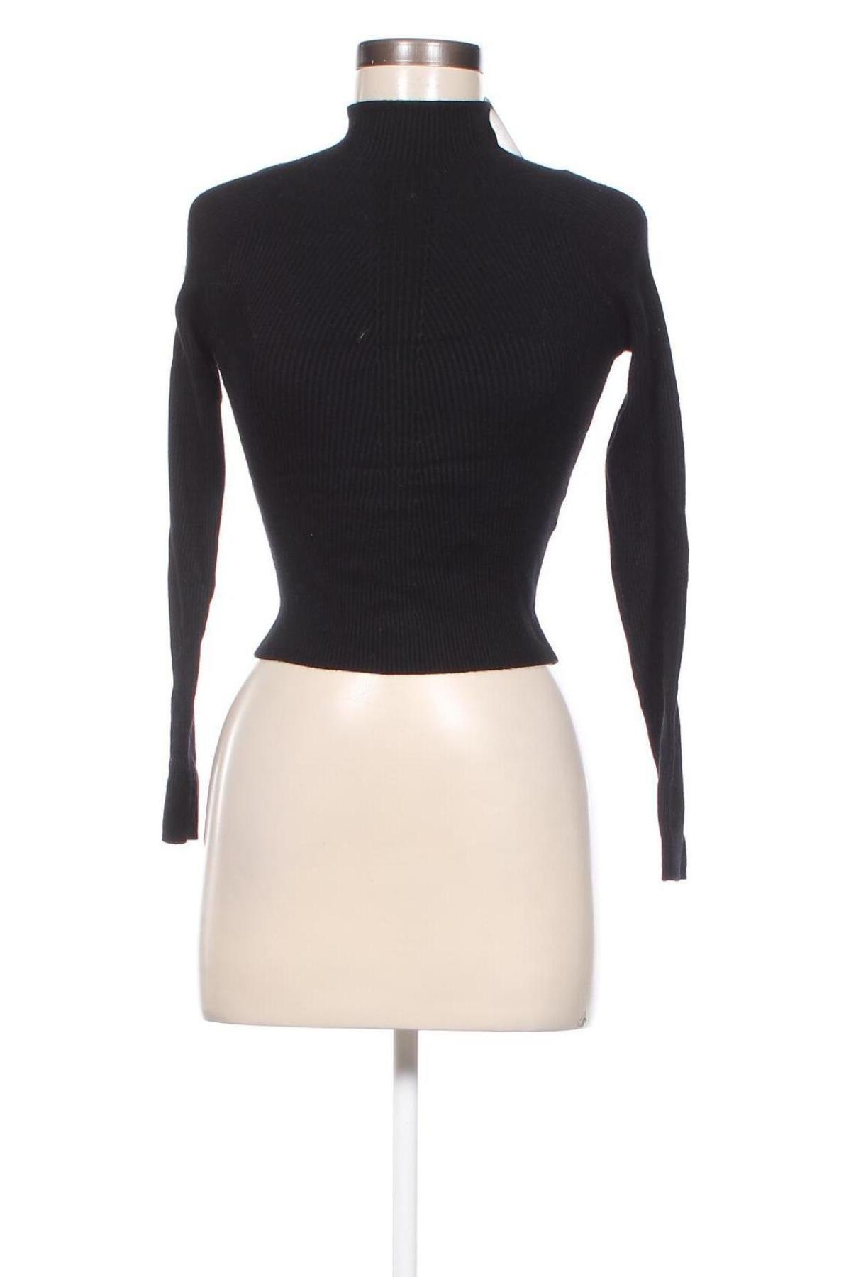 Γυναικείο πουλόβερ Bershka, Μέγεθος M, Χρώμα Μαύρο, Τιμή 7,71 €