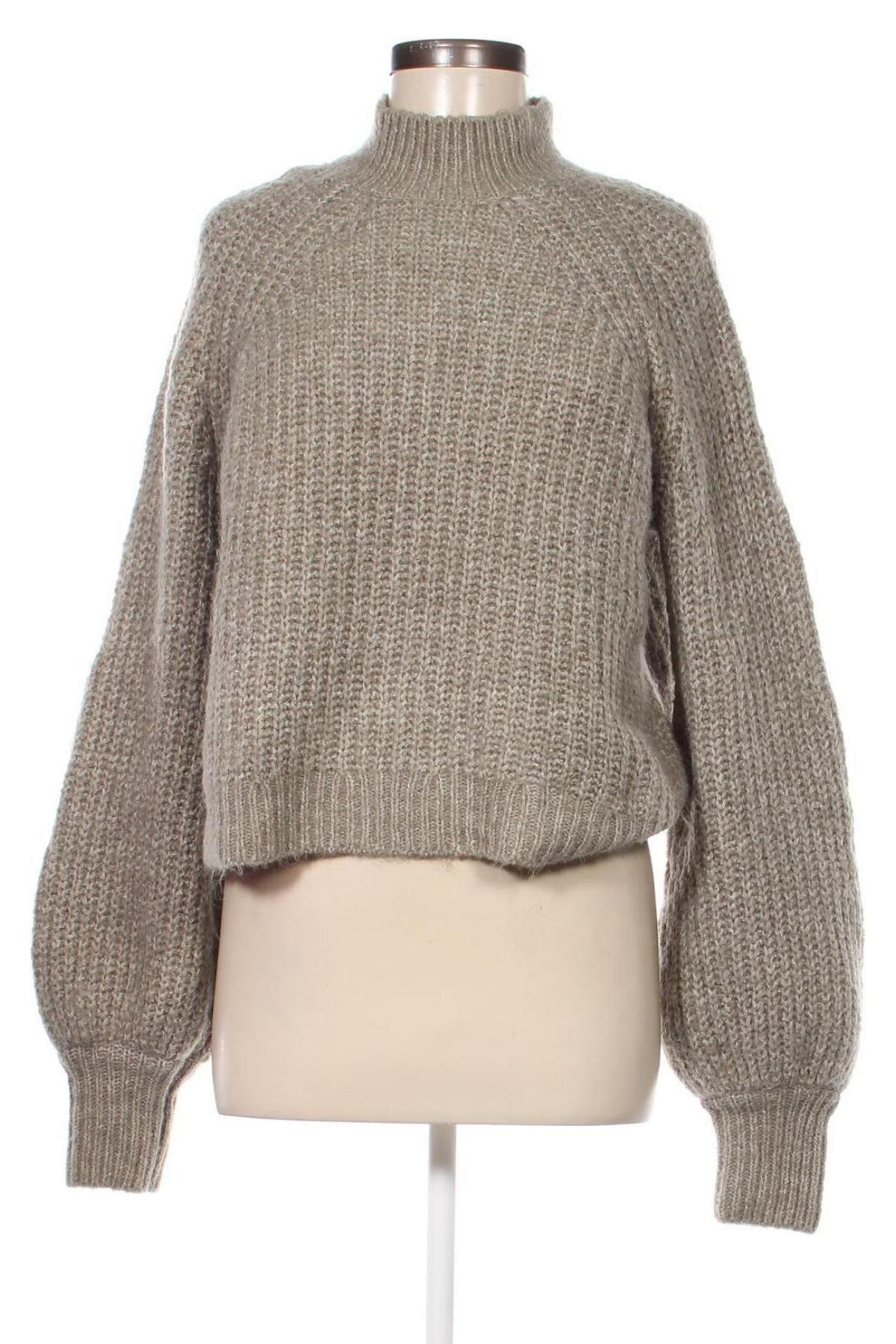 Damenpullover Bershka, Größe M, Farbe Grau, Preis € 7,79