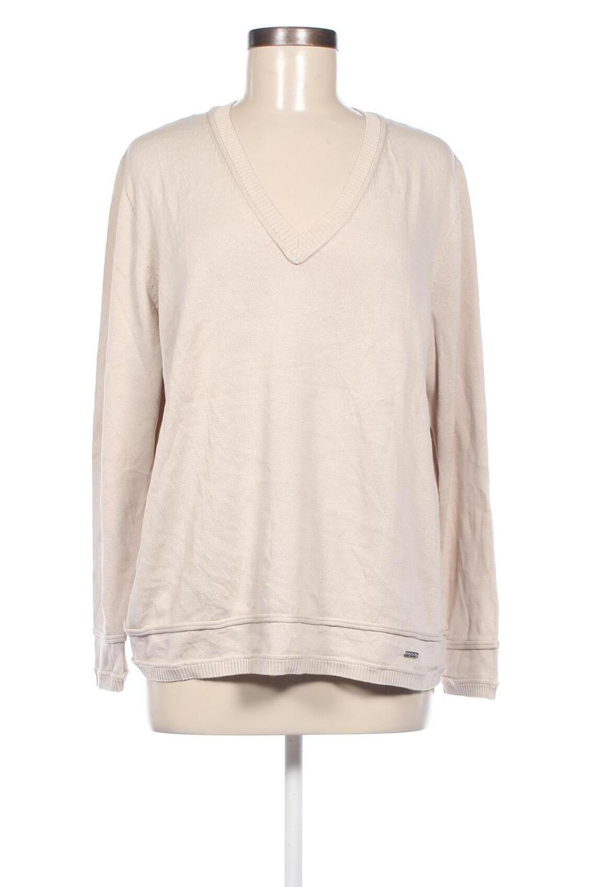 Γυναικείο πουλόβερ Betty Barclay, Μέγεθος XL, Χρώμα  Μπέζ, Τιμή 15,34 €