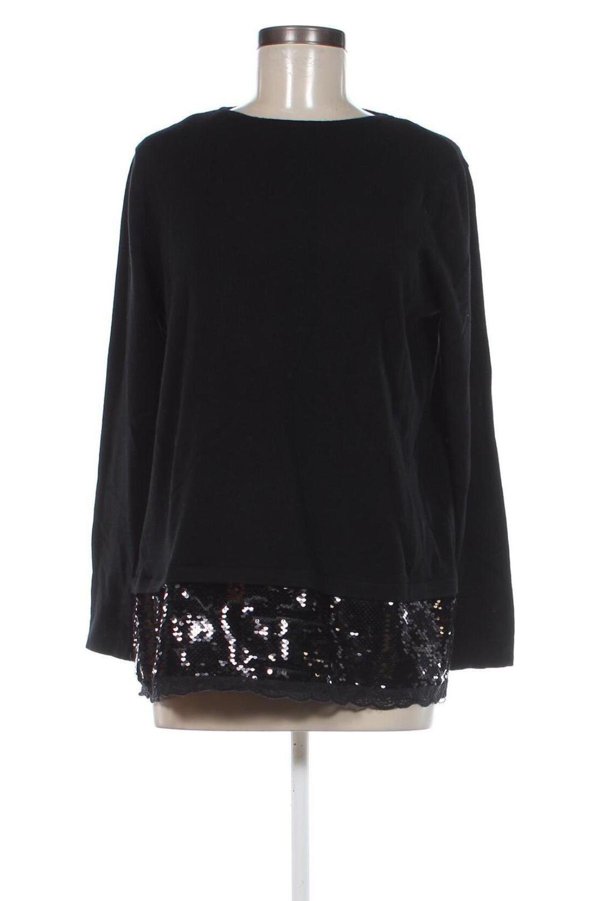 Дамски пуловер Bluoltre, Размер M, Цвят Черен, Цена 11,60 лв.