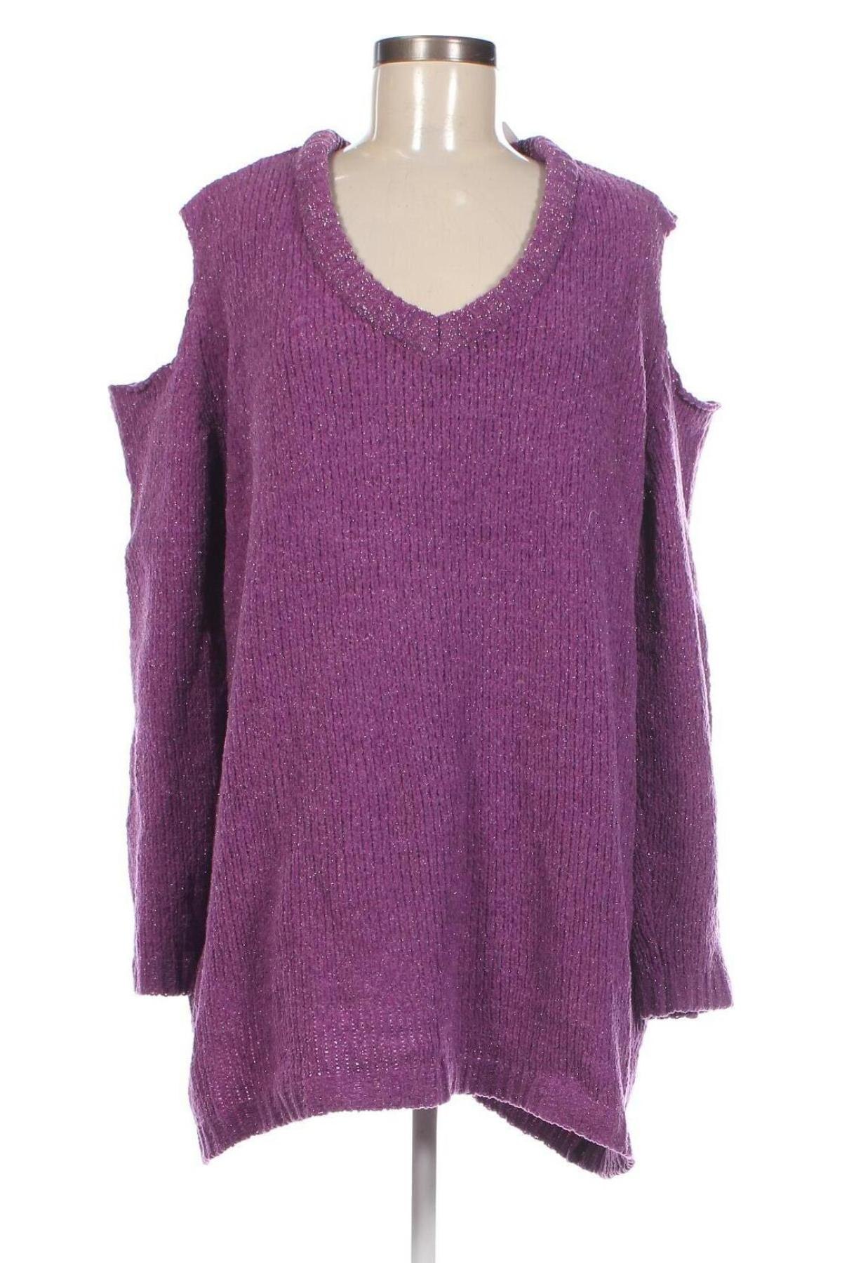 Дамски пуловер Body Flirt, Размер XXL, Цвят Лилав, Цена 12,76 лв.