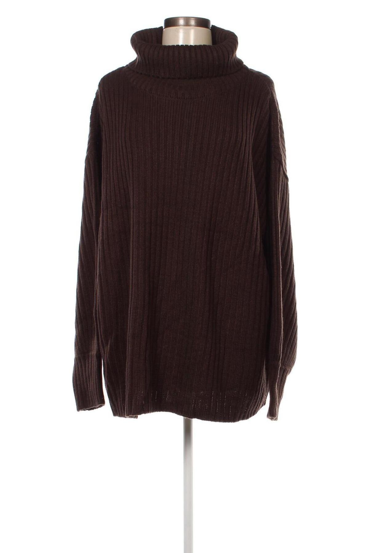 Дамски пуловер Body Flirt, Размер 3XL, Цвят Кафяв, Цена 13,05 лв.