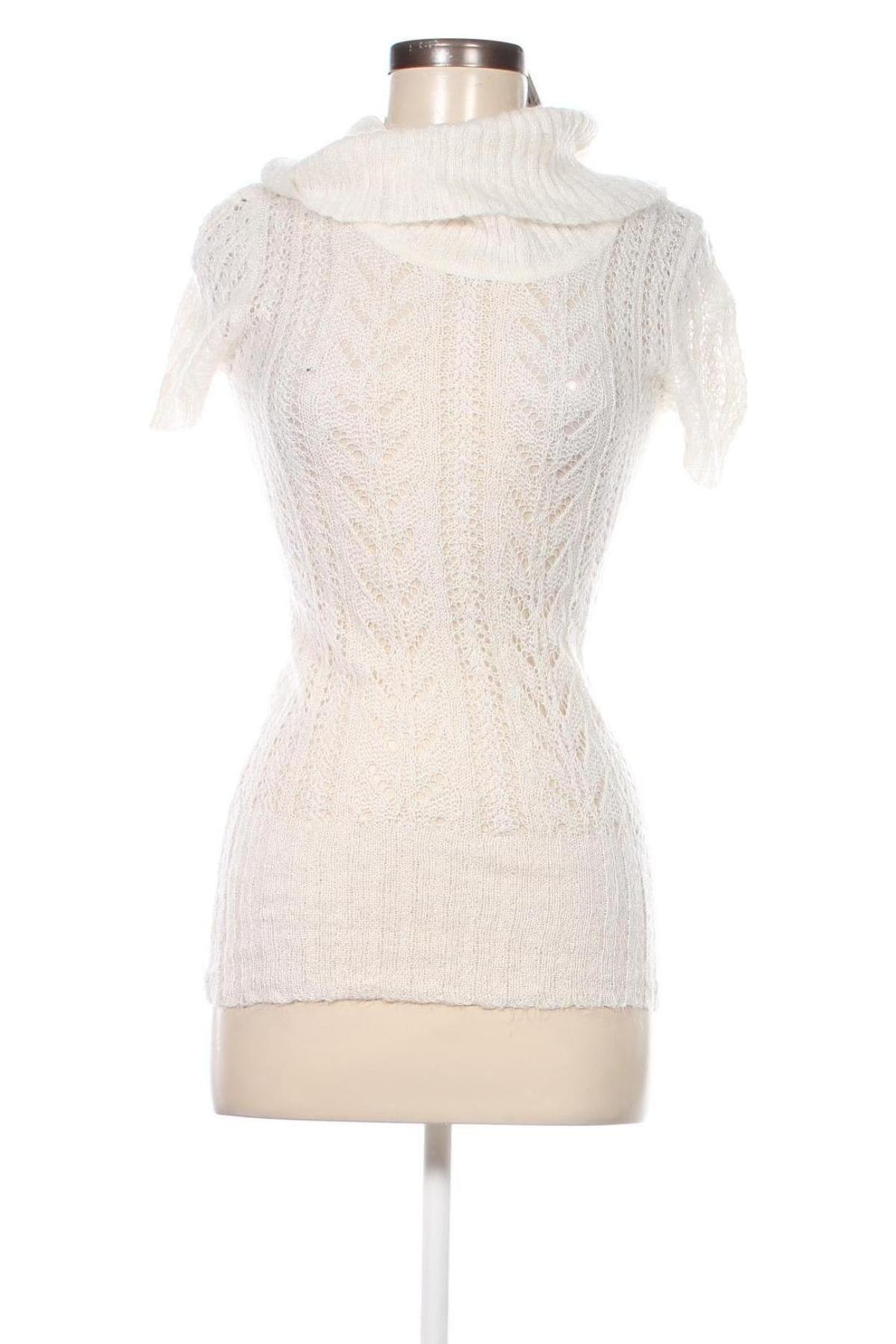 Дамски пуловер Buffalo by David Bitton, Размер M, Цвят Бял, Цена 8,20 лв.