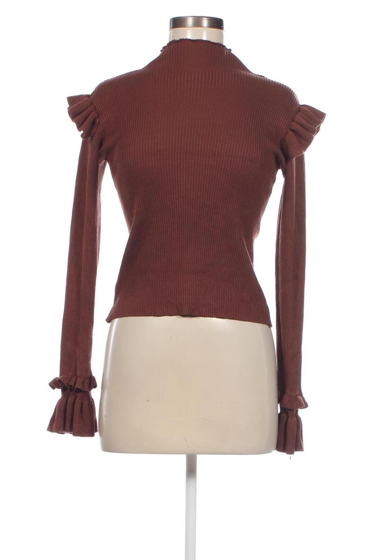 Дамски пуловер By Clara, Размер S, Цвят Кафяв, Цена 11,60 лв.