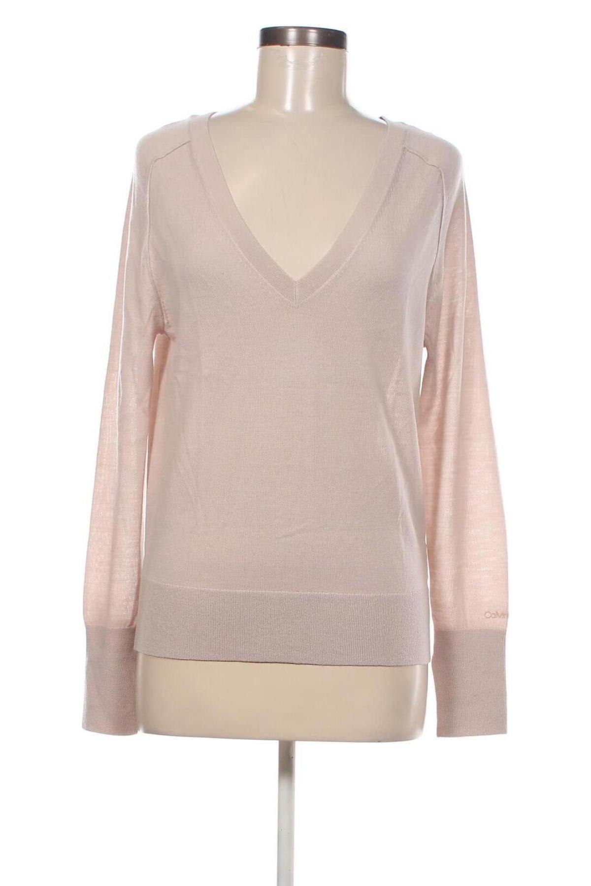 Damenpullover Calvin Klein, Größe M, Farbe Beige, Preis € 60,32