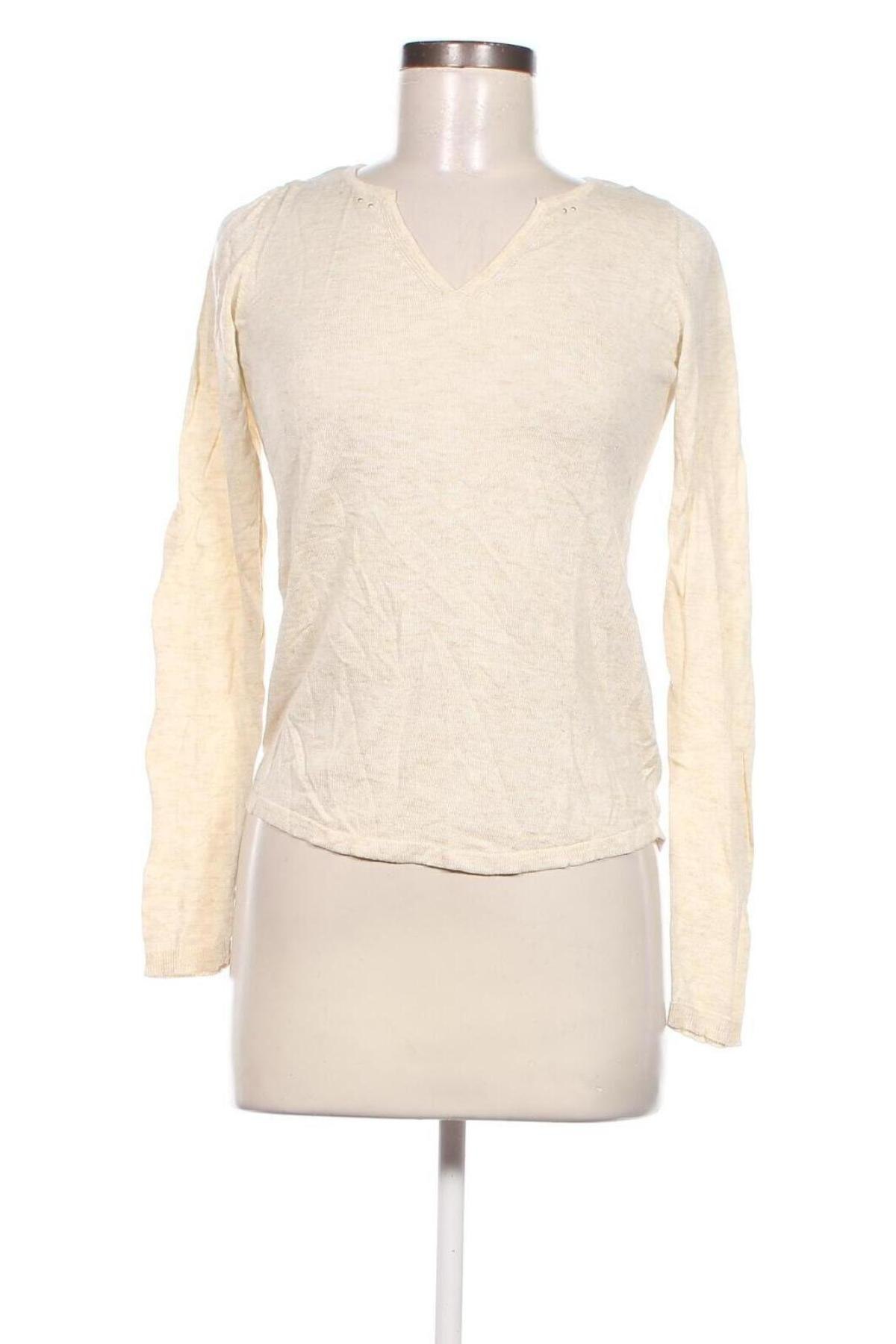 Дамски пуловер Camaieu, Размер S, Цвят Екрю, Цена 17,60 лв.
