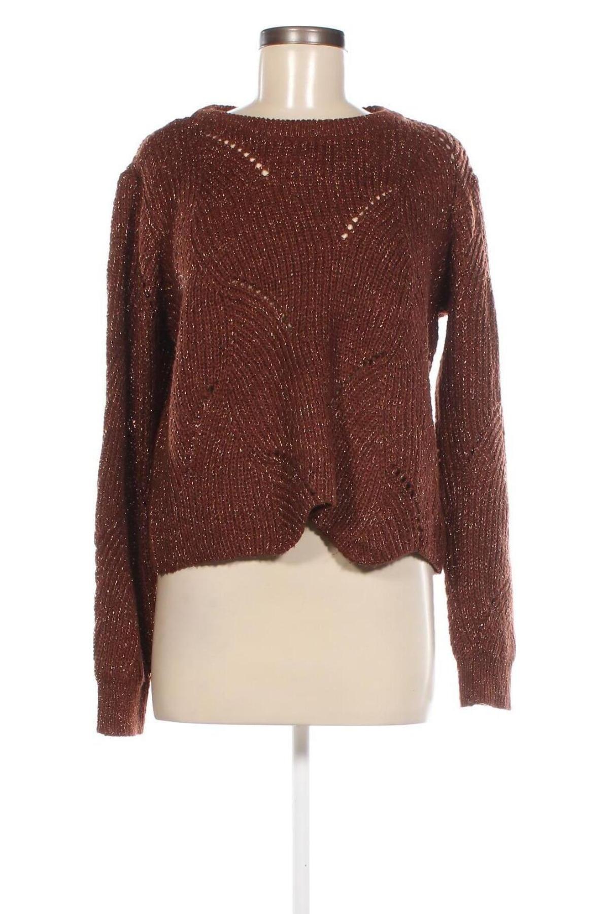Дамски пуловер Casual Ladies, Размер M, Цвят Кафяв, Цена 11,60 лв.