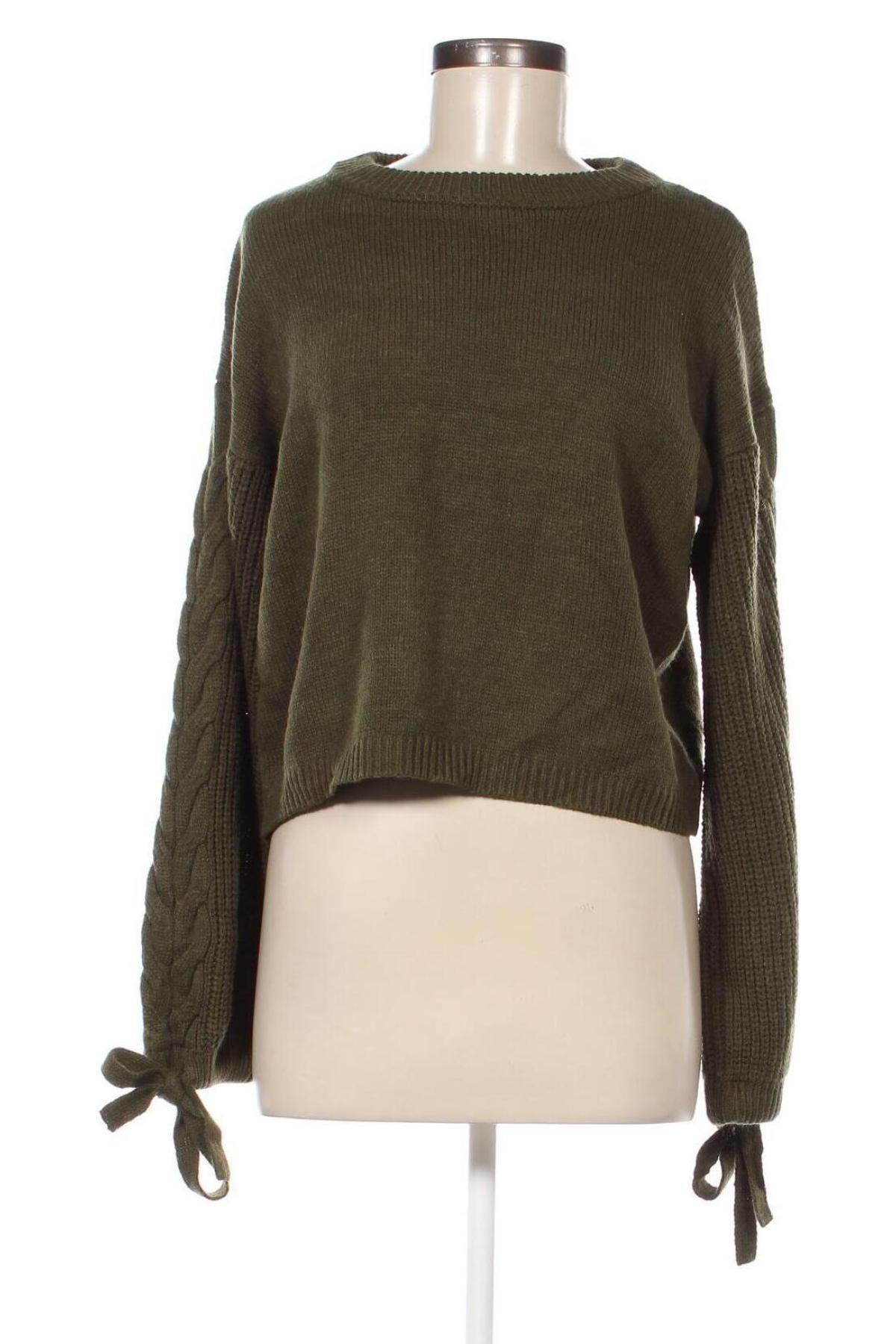 Дамски пуловер Charlotte Russe, Размер S, Цвят Зелен, Цена 12,47 лв.