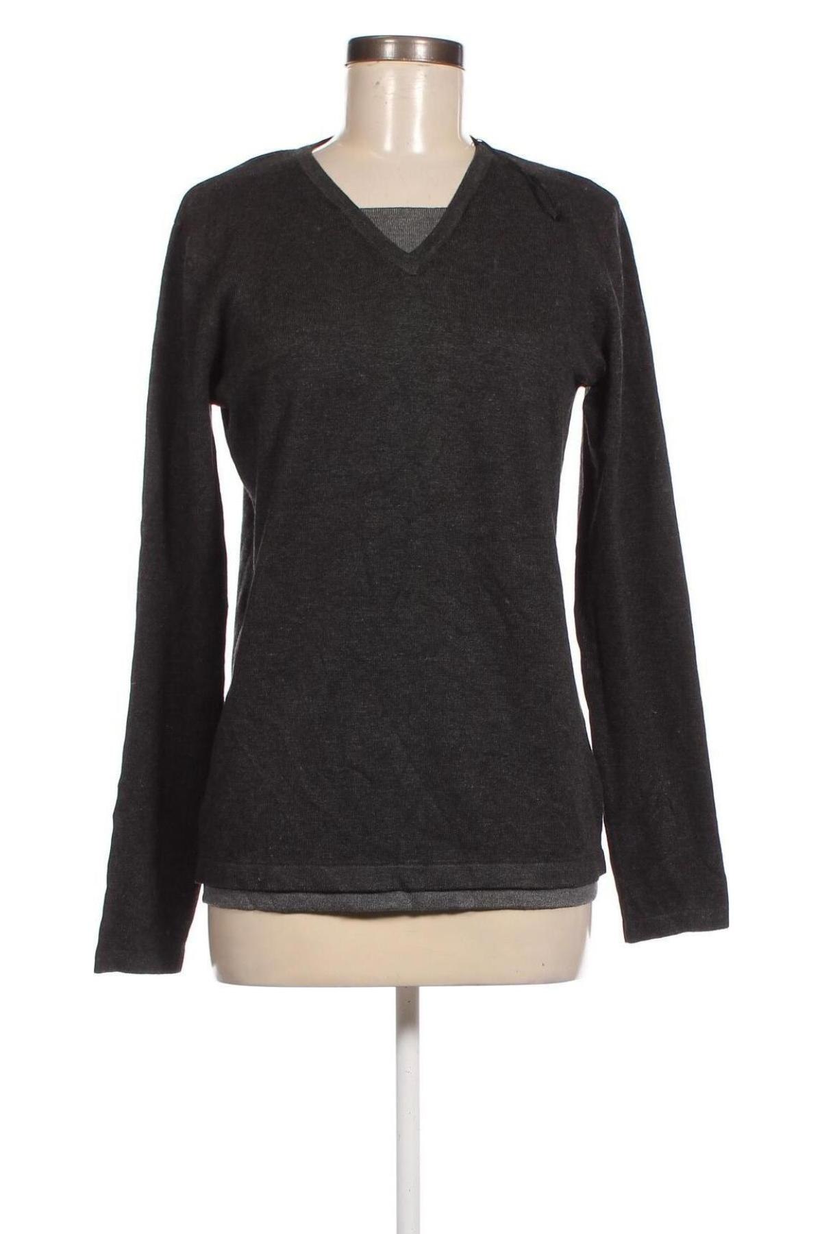 Дамски пуловер Classic By Michele Boyard, Размер M, Цвят Сив, Цена 13,34 лв.