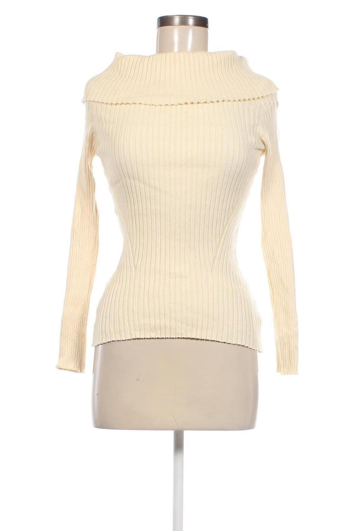 Γυναικείο πουλόβερ Decjuba, Μέγεθος M, Χρώμα Εκρού, Τιμή 20,33 €