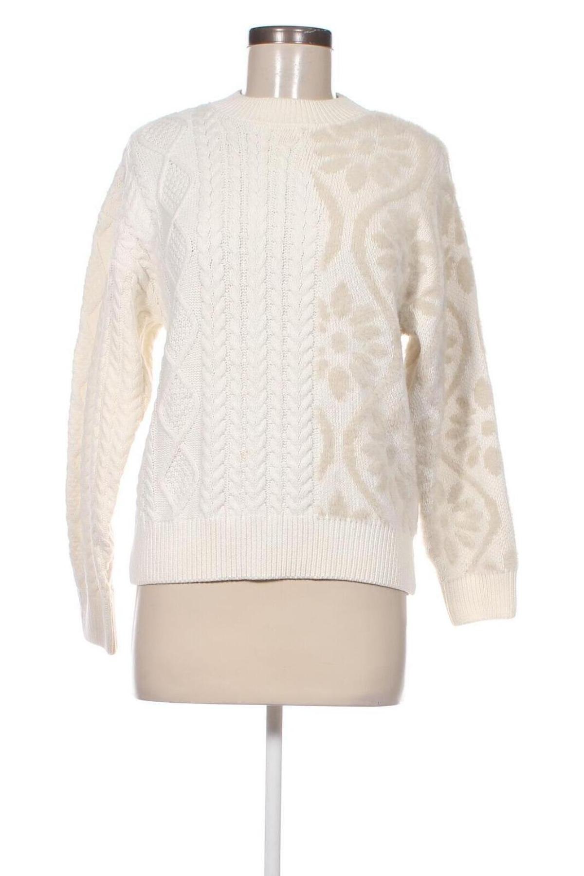Дамски пуловер Desigual, Размер S, Цвят Бежов, Цена 62,00 лв.