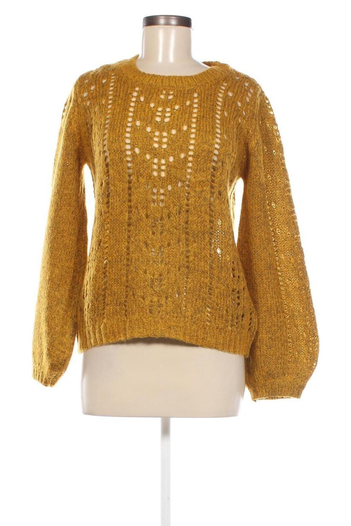 Дамски пуловер Desires, Размер S, Цвят Жълт, Цена 17,63 лв.